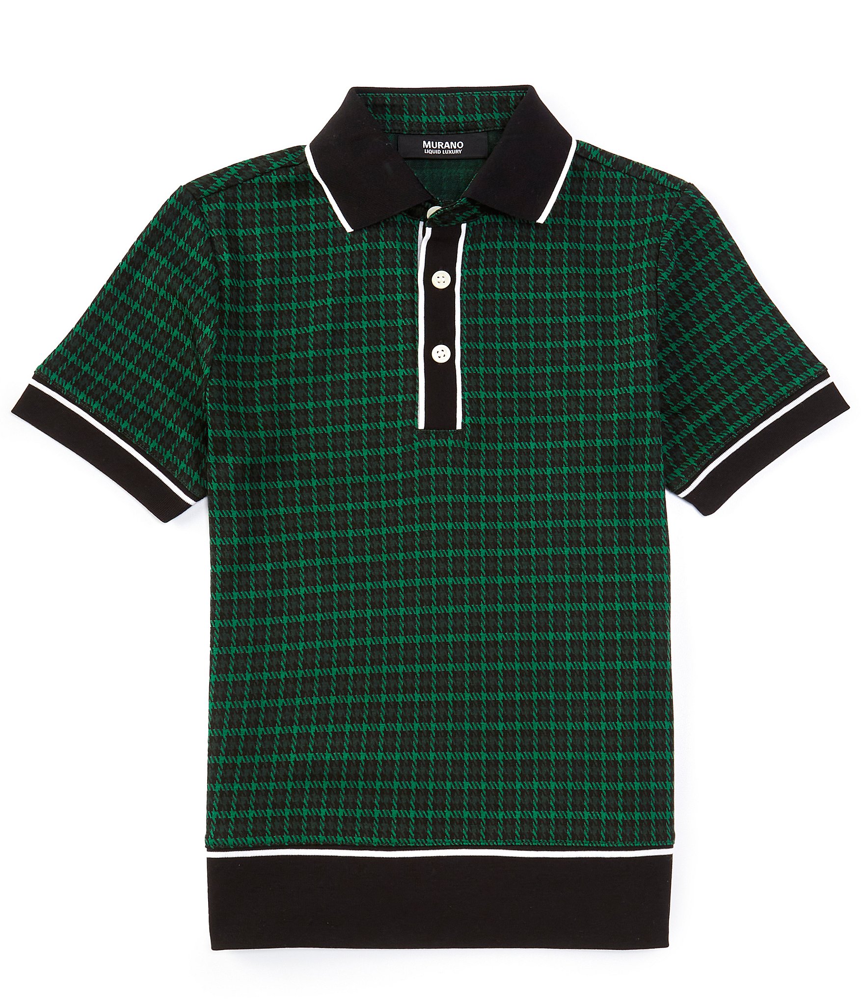 Murano Big Boys 8-20 Short Sleeve Geometric Polo Shirt