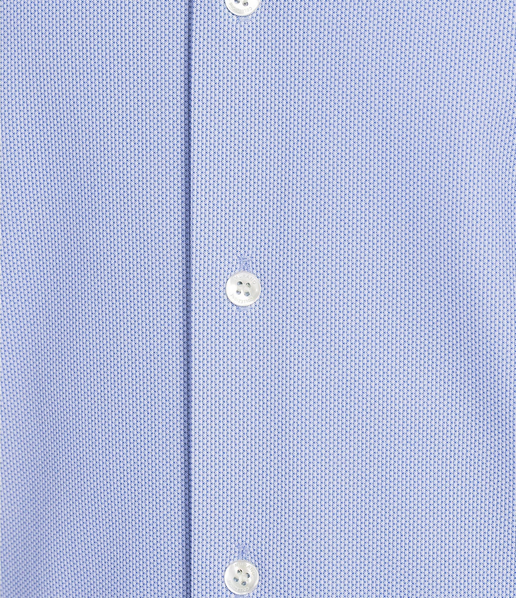 Murano Collezione Canclini Athletic Fit Micro Geometric Pattern Long Sleeve Techno Woven Shirt