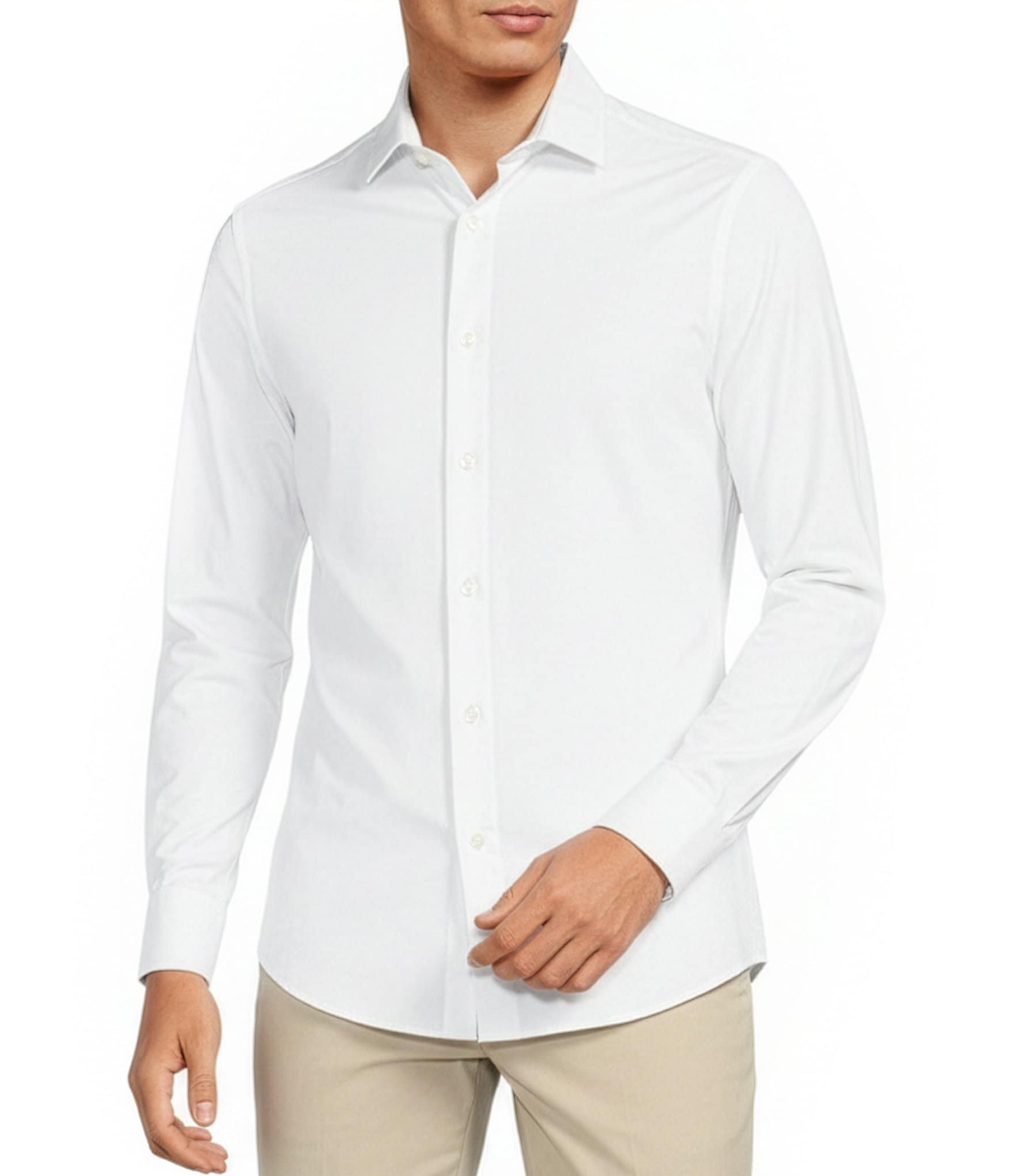 chinese dress ladies Mavi Men's Button Up-Long Sleeve Shirt In White  Mavi Jeans