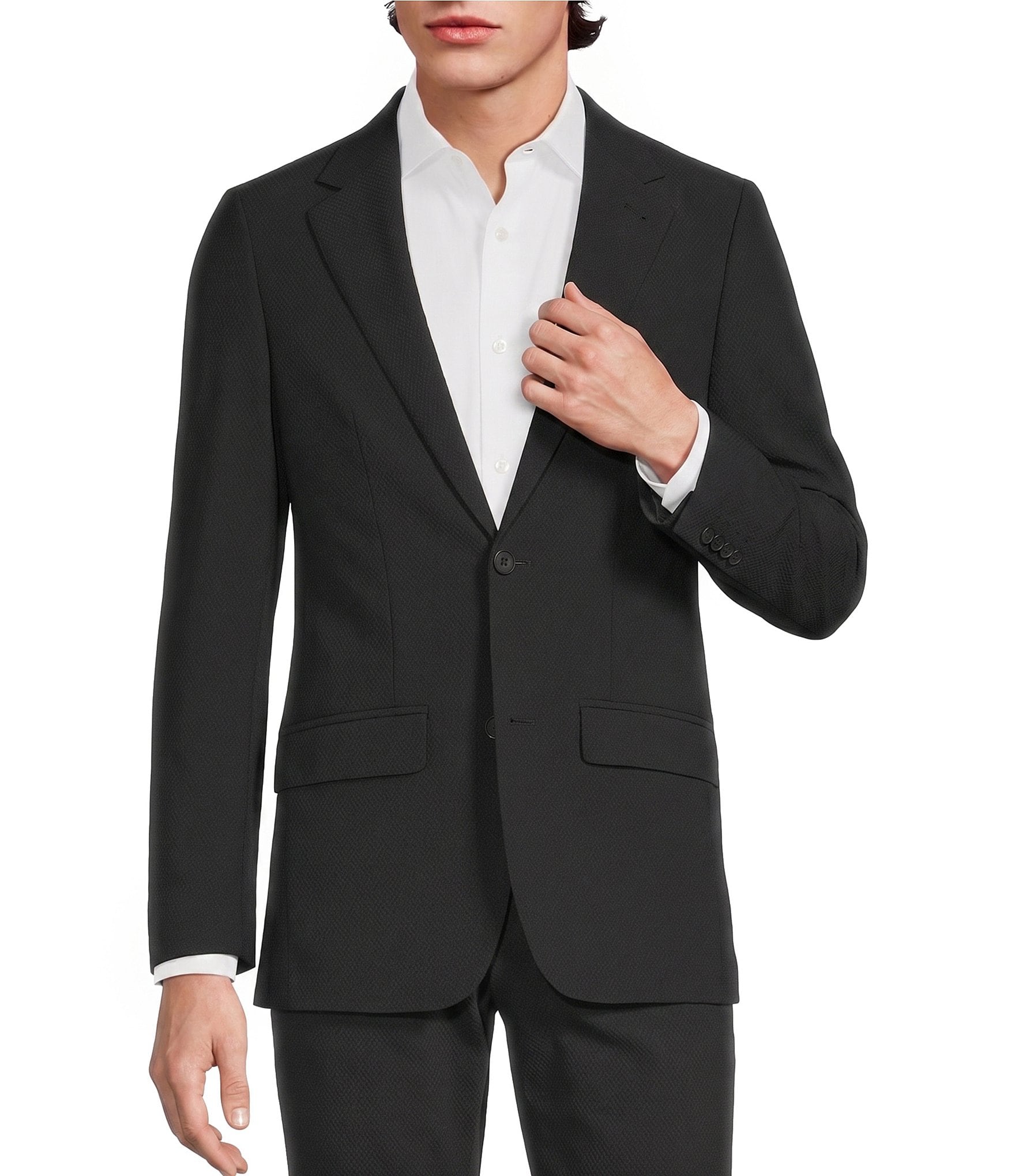 Murano Collezione Classic Fit Textured Suit Separates Blazer