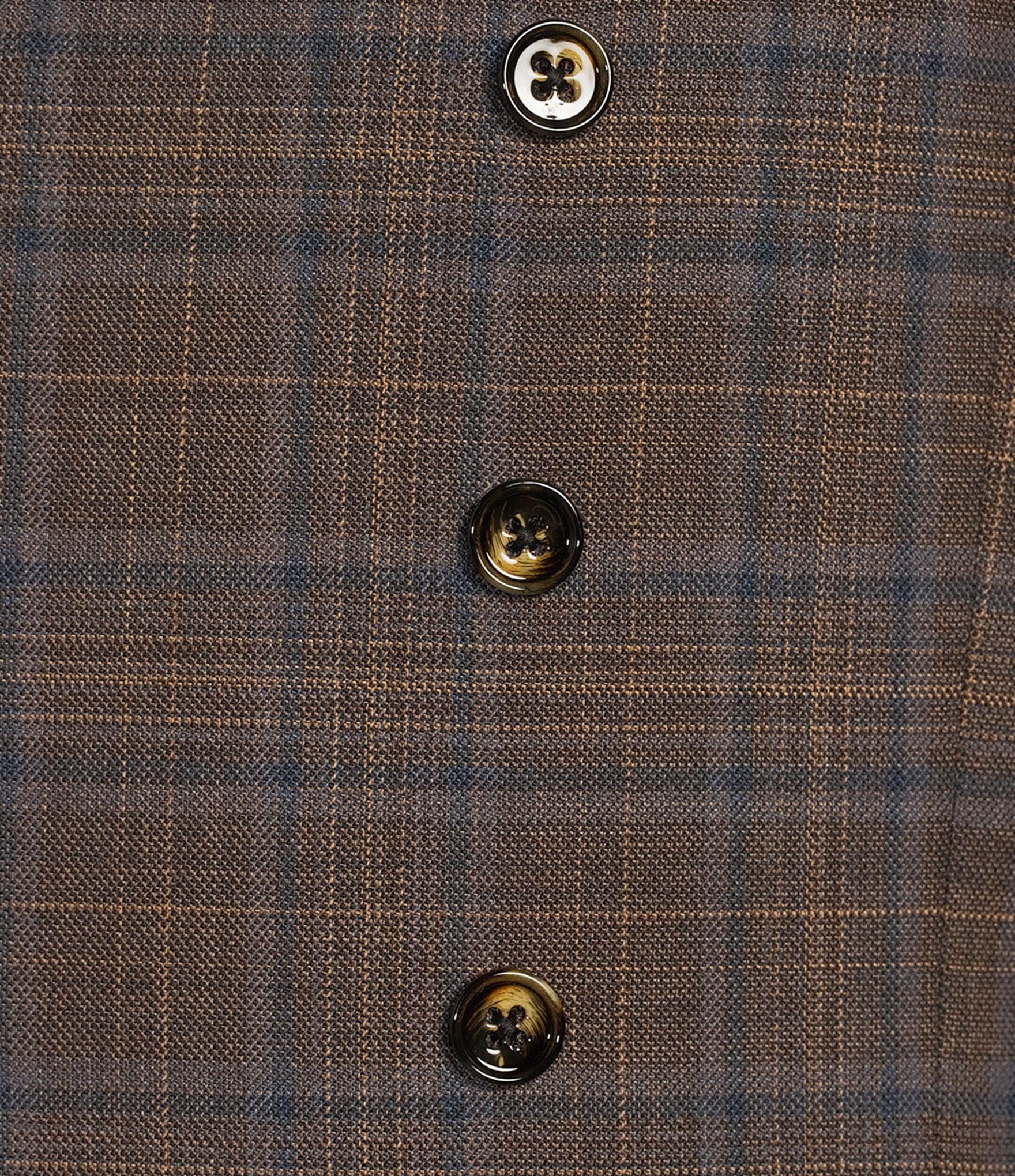 Murano Collezione Coordinating Double Breasted Plaid Suit Separates Vest