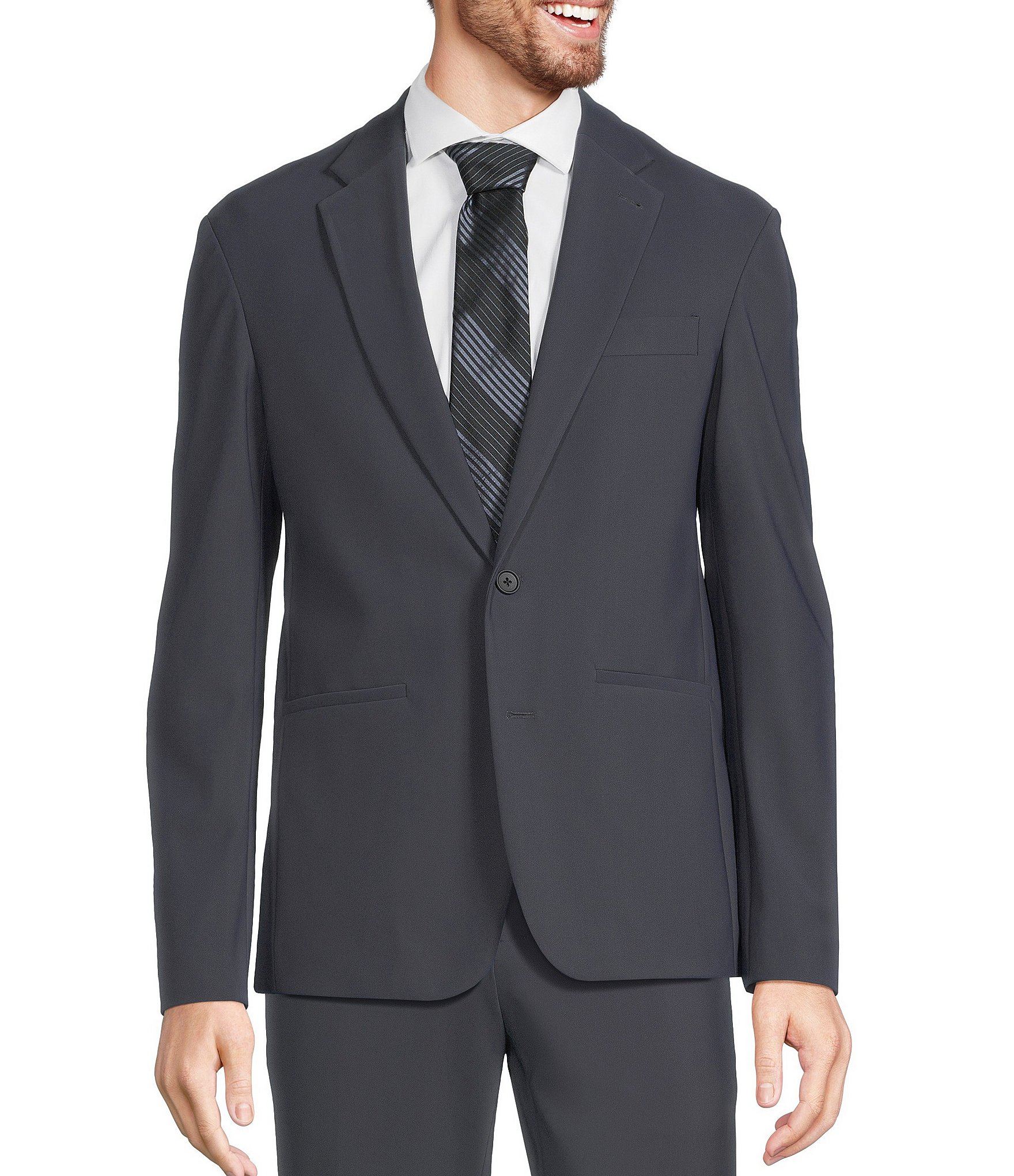 Murano Collezione Slim Fit Performance Bi-Stretch Travel Suit Separates Blazer