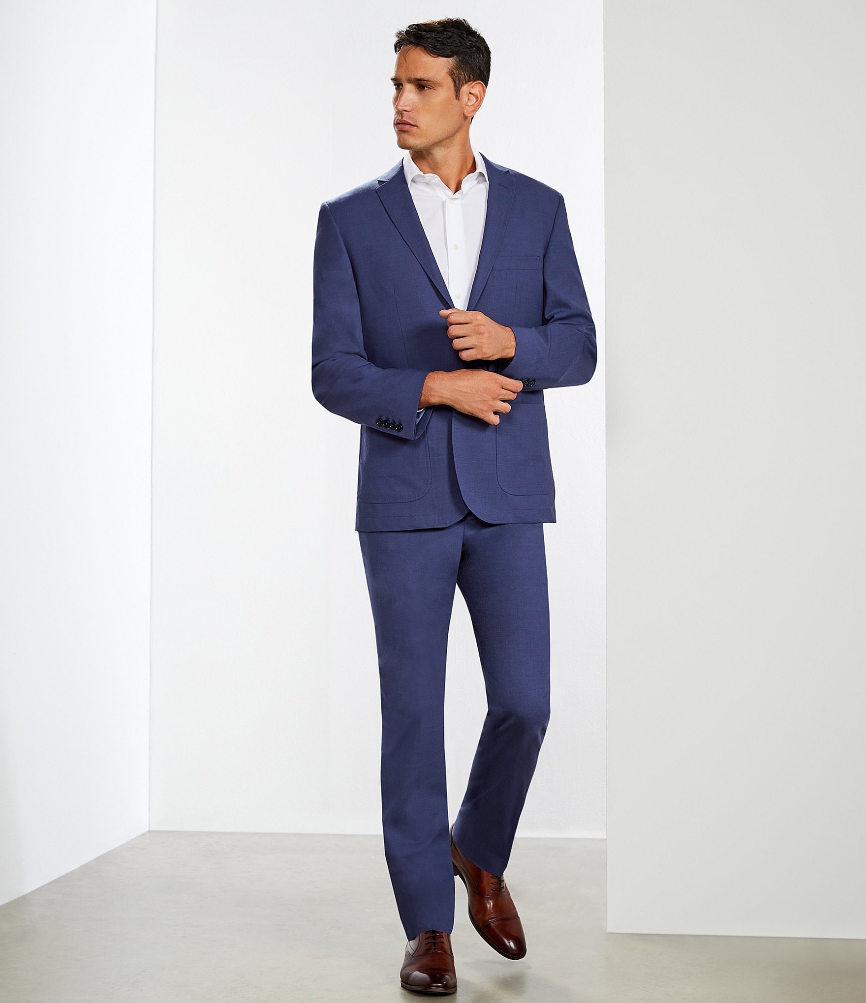 Murano Collezione Slim-Fit Performance Bi-Stretch Wool Blend Suit Separates Blazer