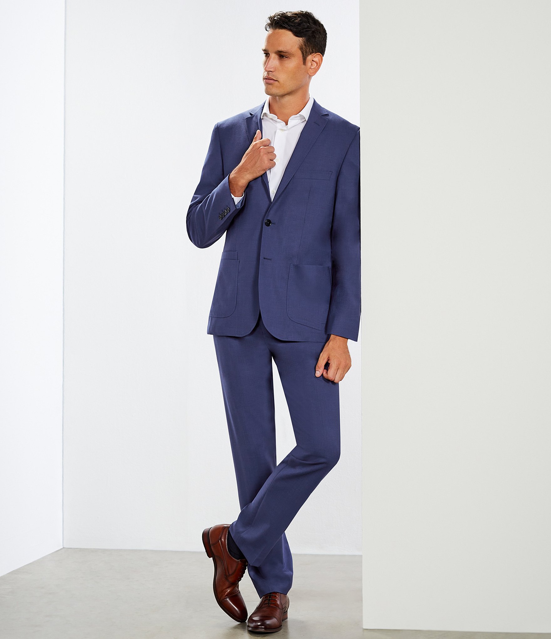 Murano Collezione Slim-Fit Performance Bi-Stretch Wool Blend Suit Separates Blazer