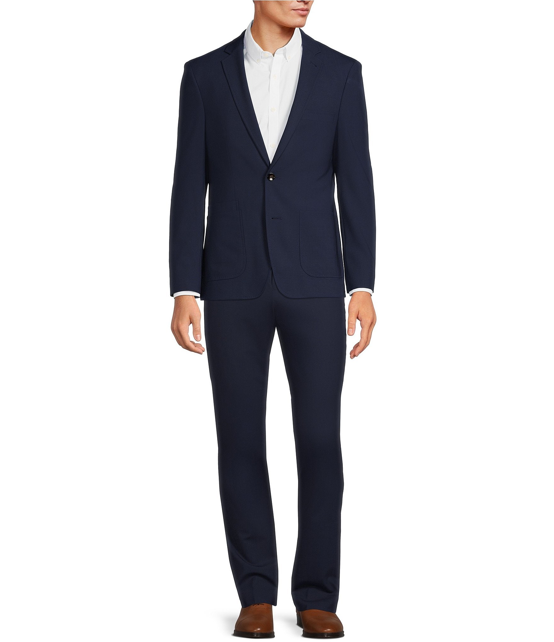 Murano Collezione Slim-Fit Performance Bi-Stretch Wool Blend Suit Separates Blazer