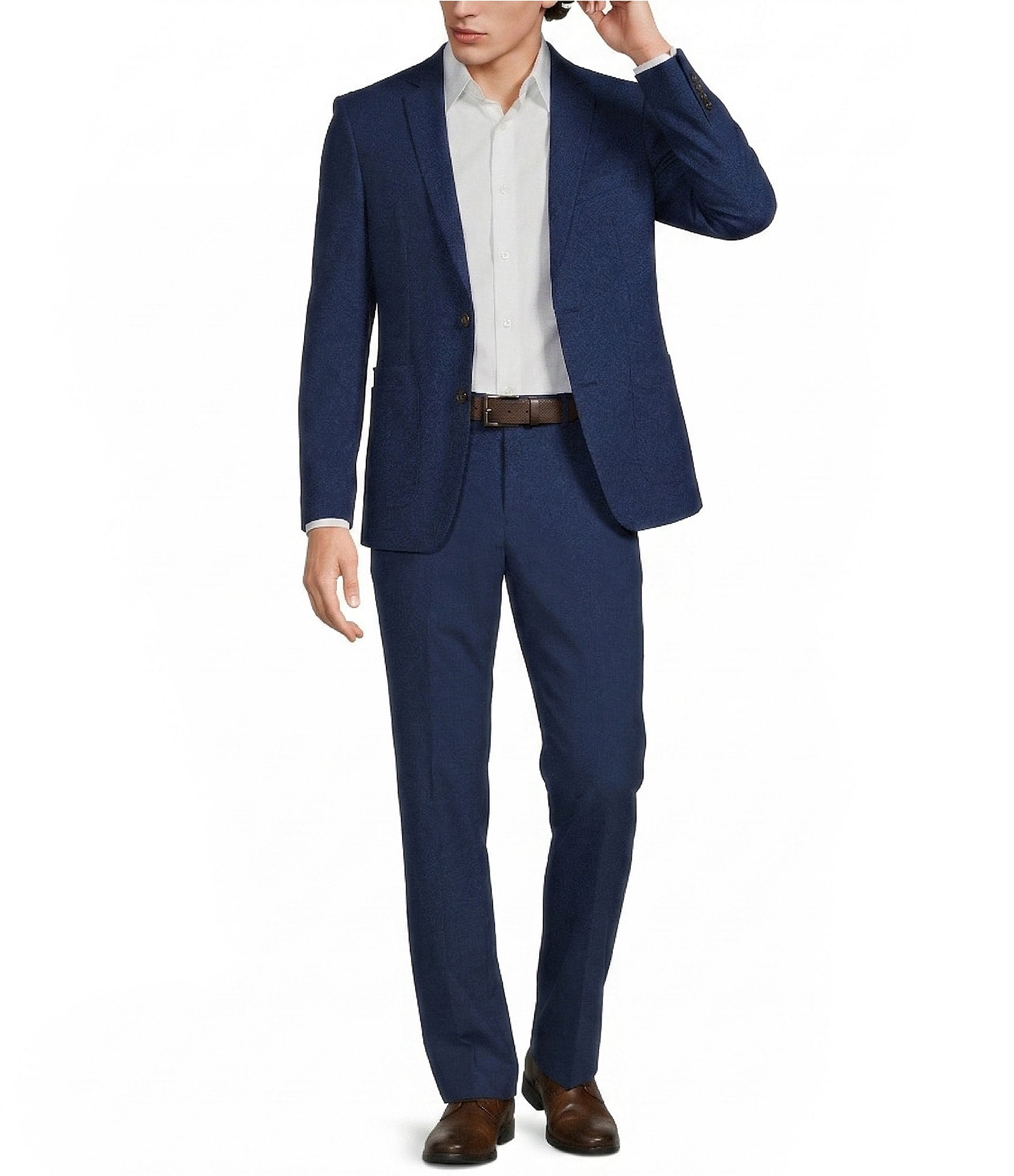 Murano Collezione Slim-Fit Performance Bi-Stretch Wool Blend Suit Separates Blazer