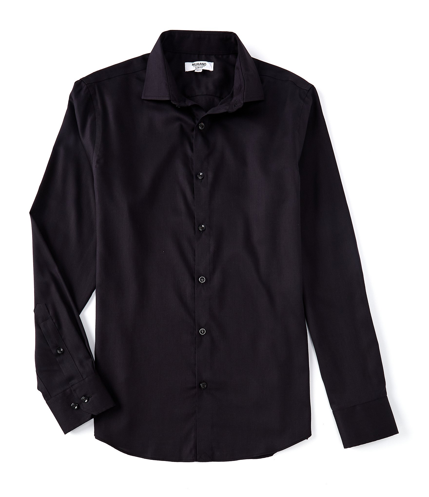 Murano Collezione Slim-Fit Solid Long-Sleeve Woven Shirt | Dillard's