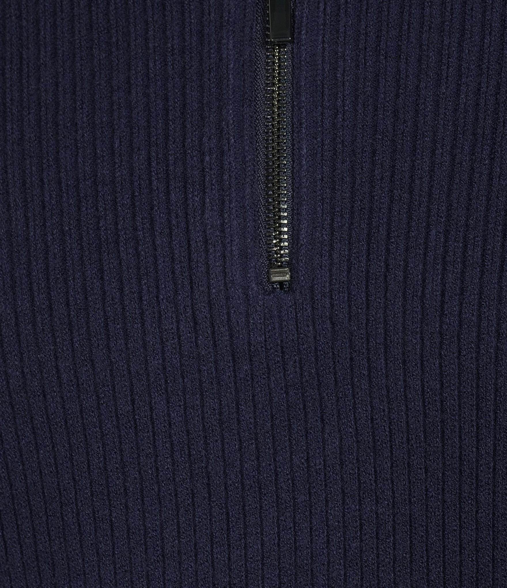 Murano Comfortable Lux Quarter Zip Long Sleeve Ribbed Sweater