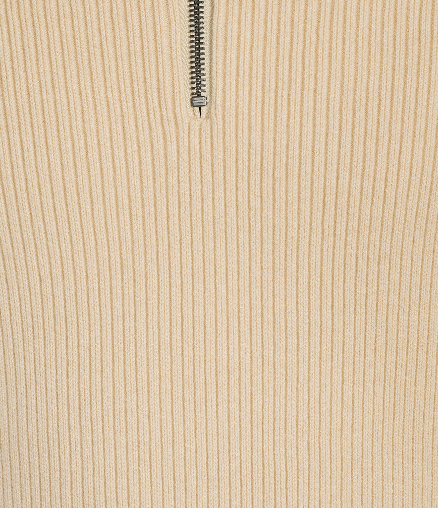 Murano Comfortable Lux Quarter Zip Long Sleeve Ribbed Sweater