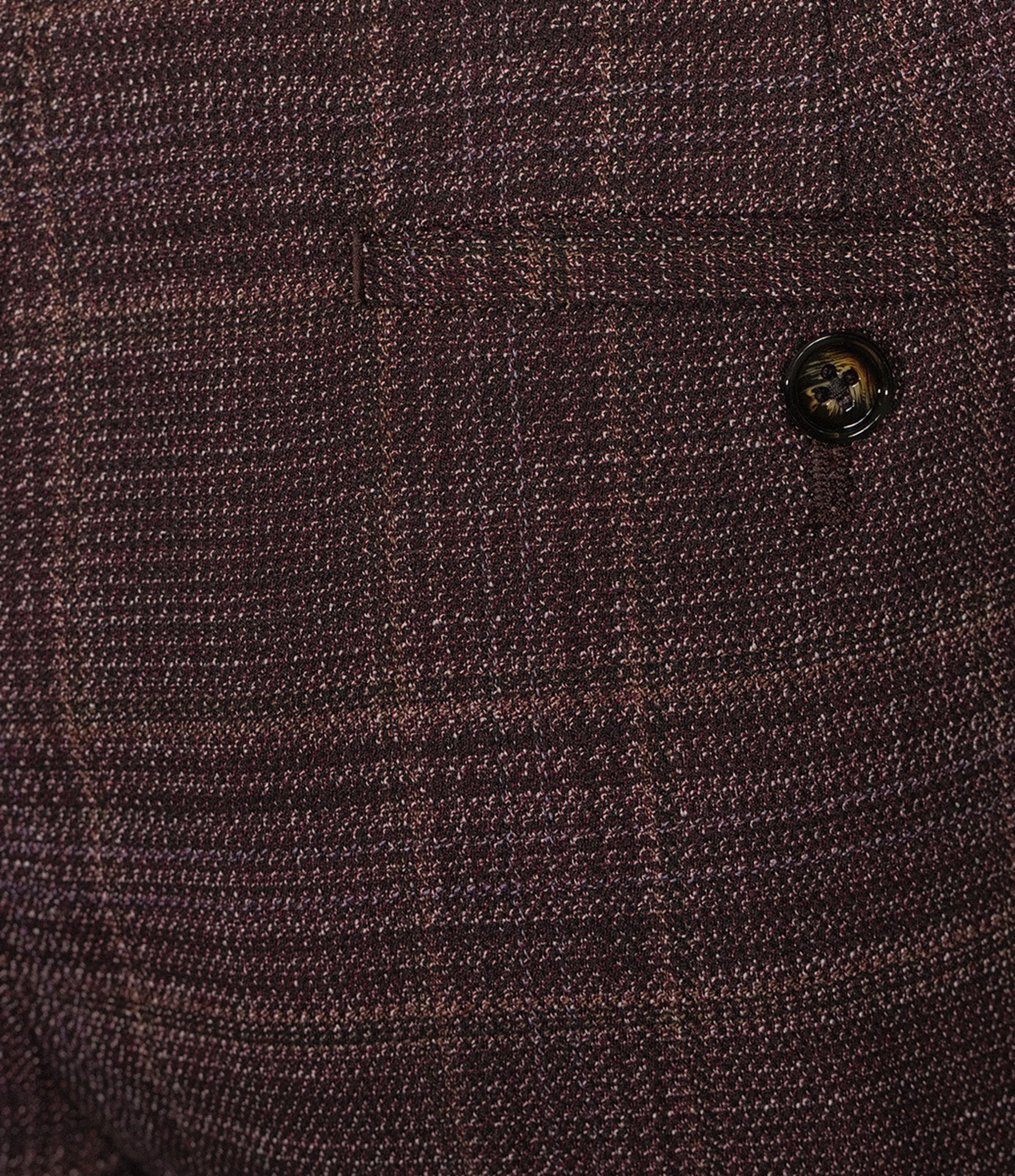 Murano Coordinating Alex Slim Fit Flat Front Plaid Suit Separates Dress Pants