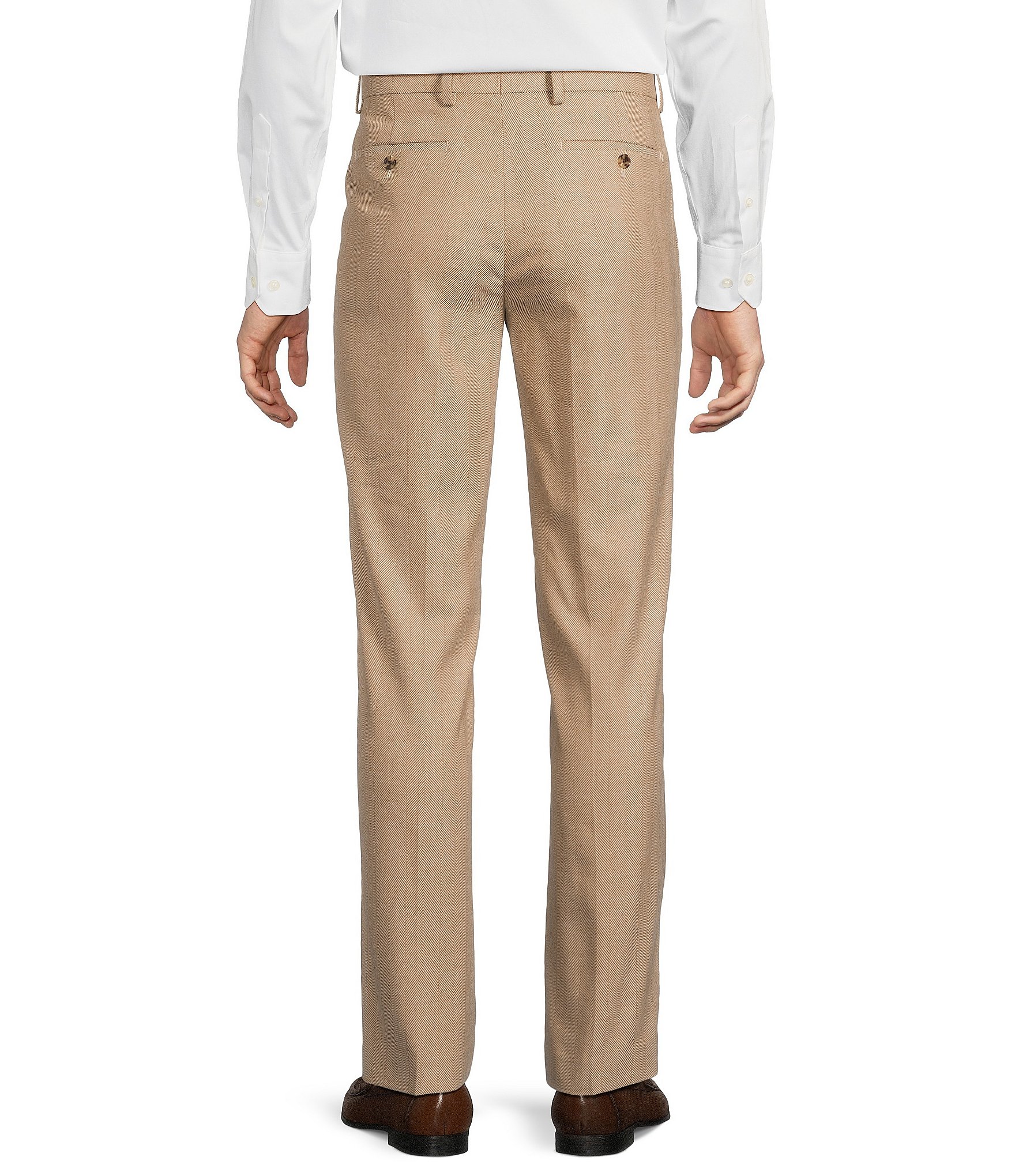 Murano Coordinating Alex Slim Fit Herringbone Suit Separates Dress Pants