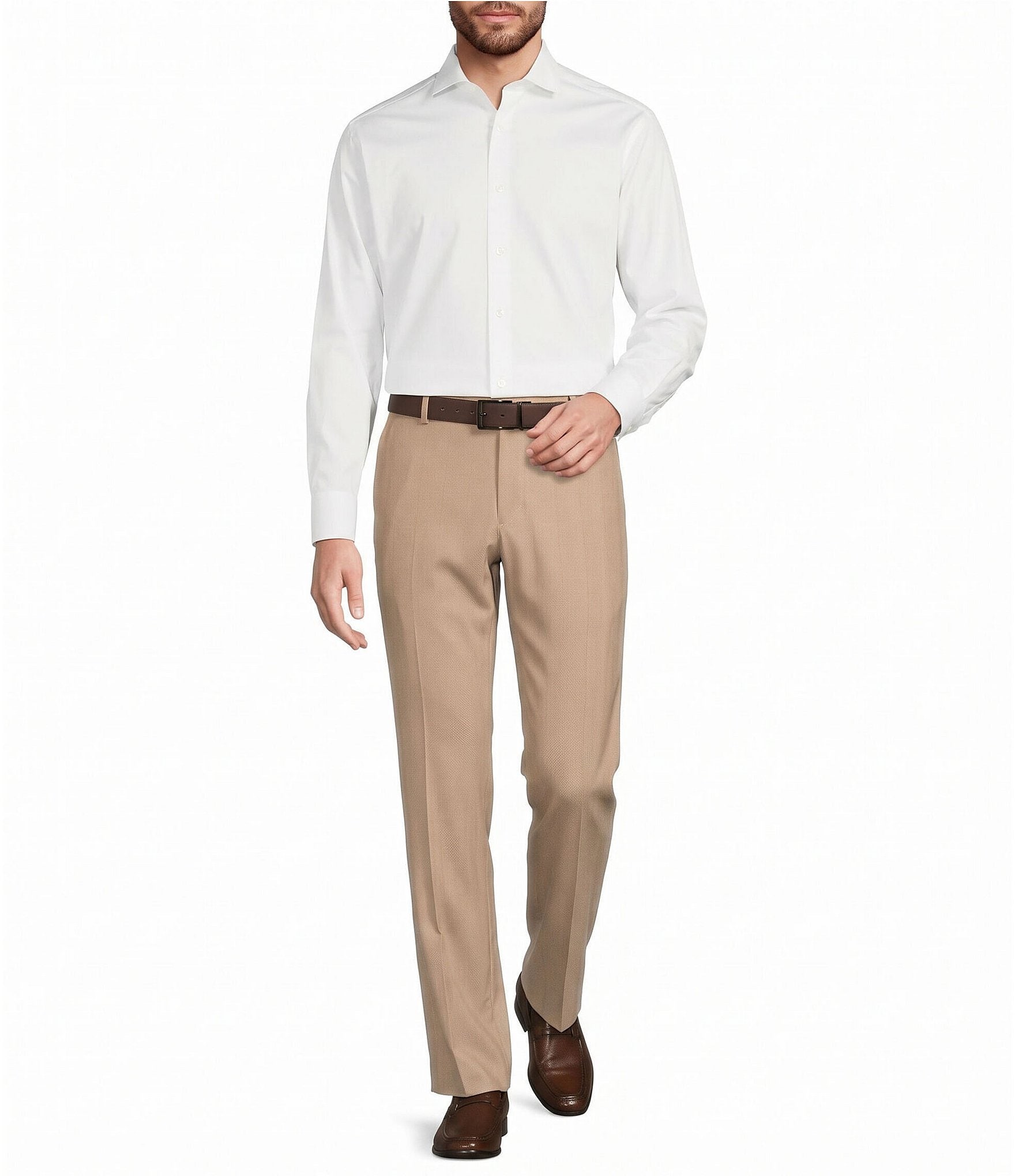 Murano Coordinating Alex Slim Fit Herringbone Suit Separates Dress Pants