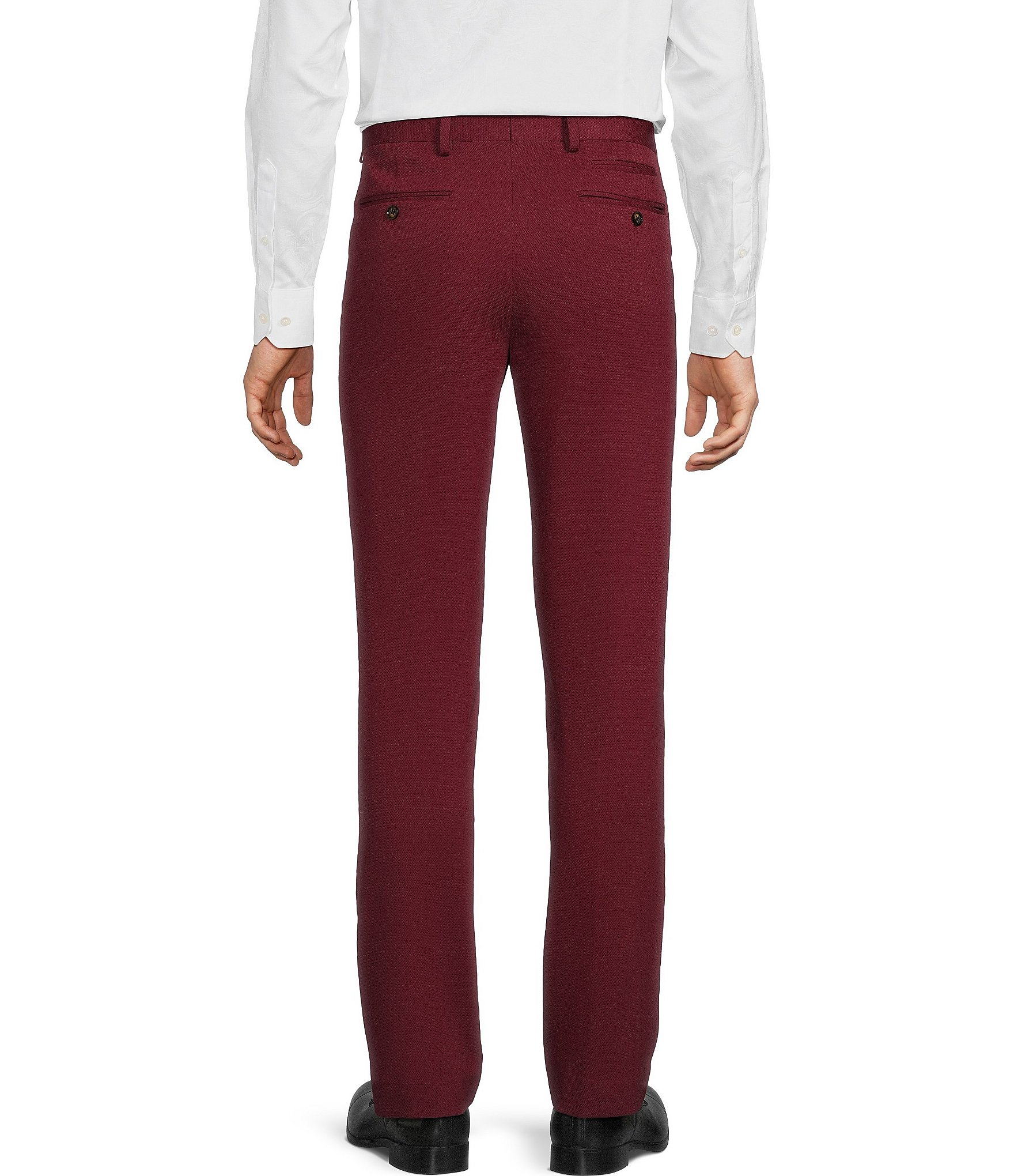 Murano Coordinating Alex Slim Fit Knit Suit Separates Dress Pants