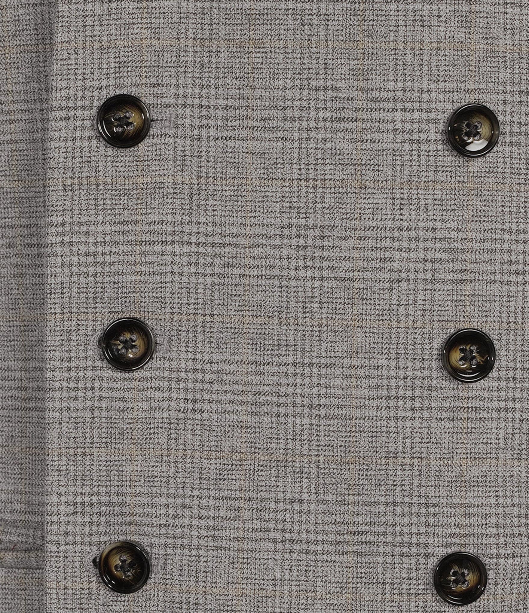Murano Double Breasted Coordinating Glen Plaid Suit Separates Vest