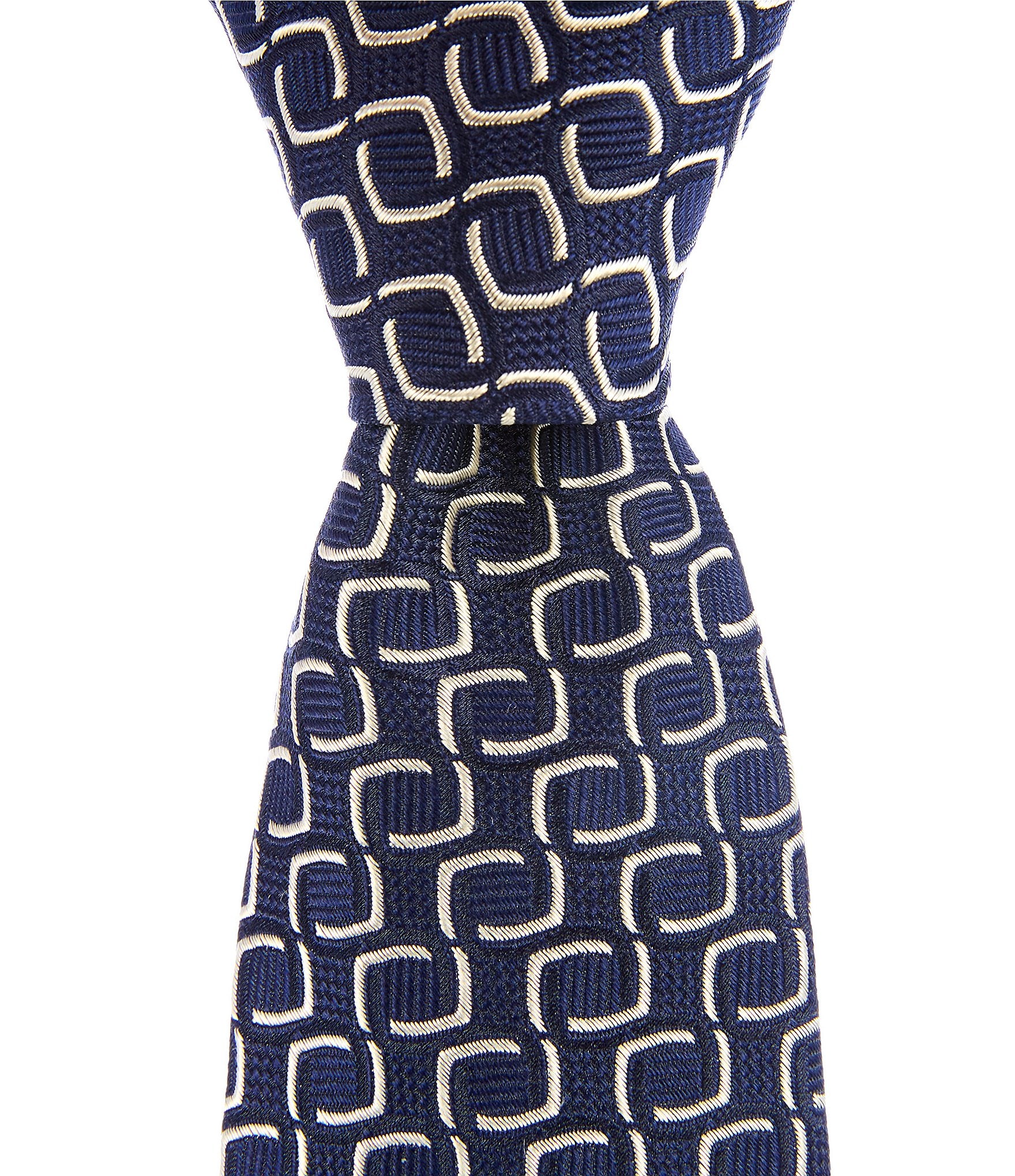 Murano Double Diamond Neat Narrow Silk Blend Tie