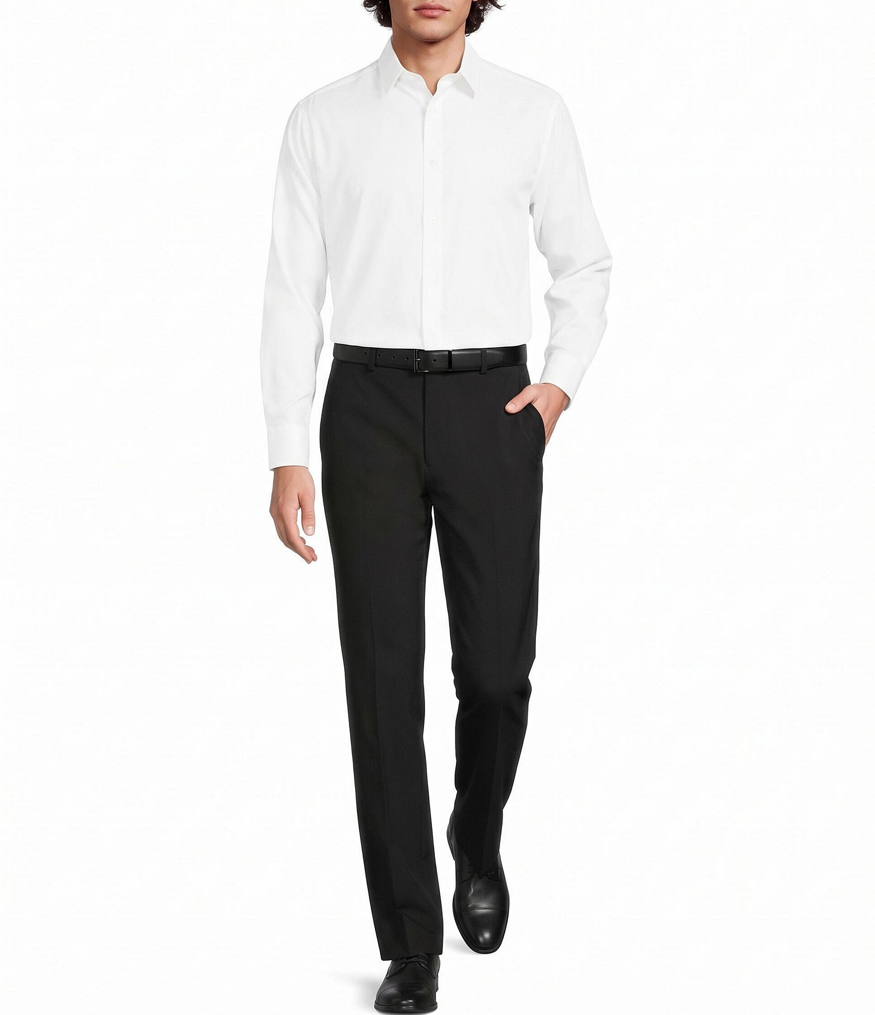 Murano Floral Jacquard Long Sleeve Woven Shirt