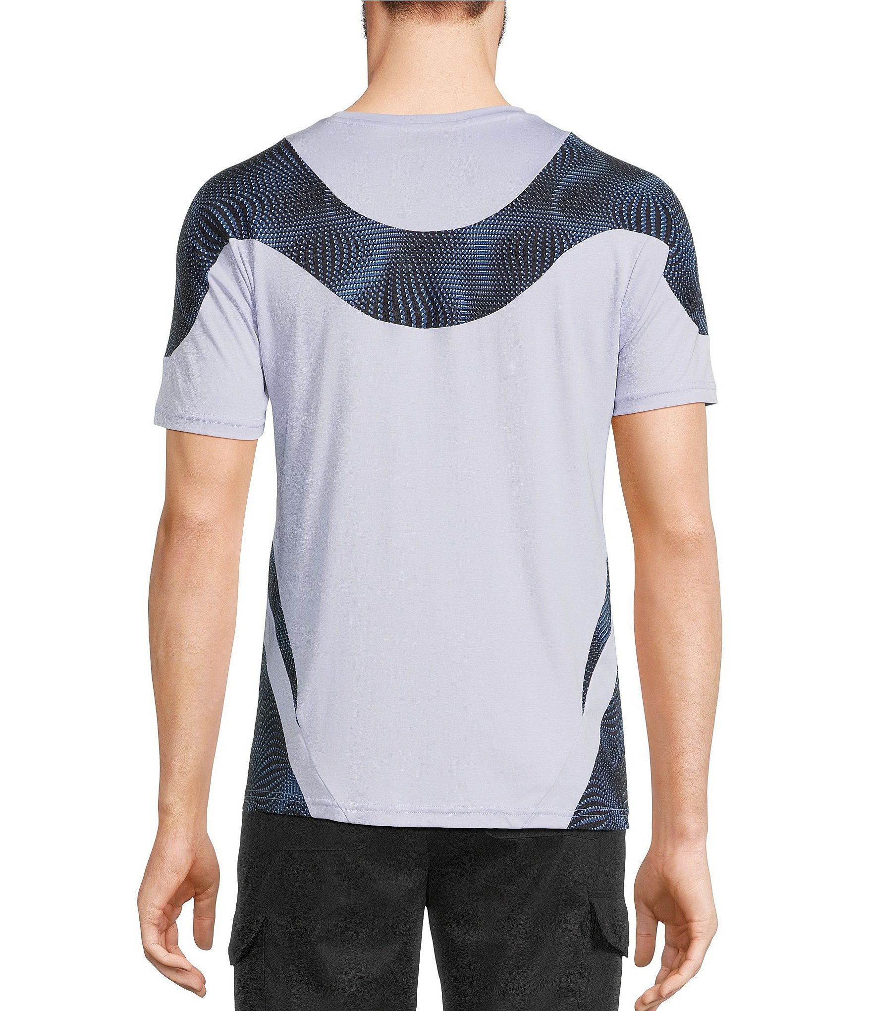 Murano Interdimensional Collection Slim Fit Pieced Short Sleeve Crew Neck T-Shirt