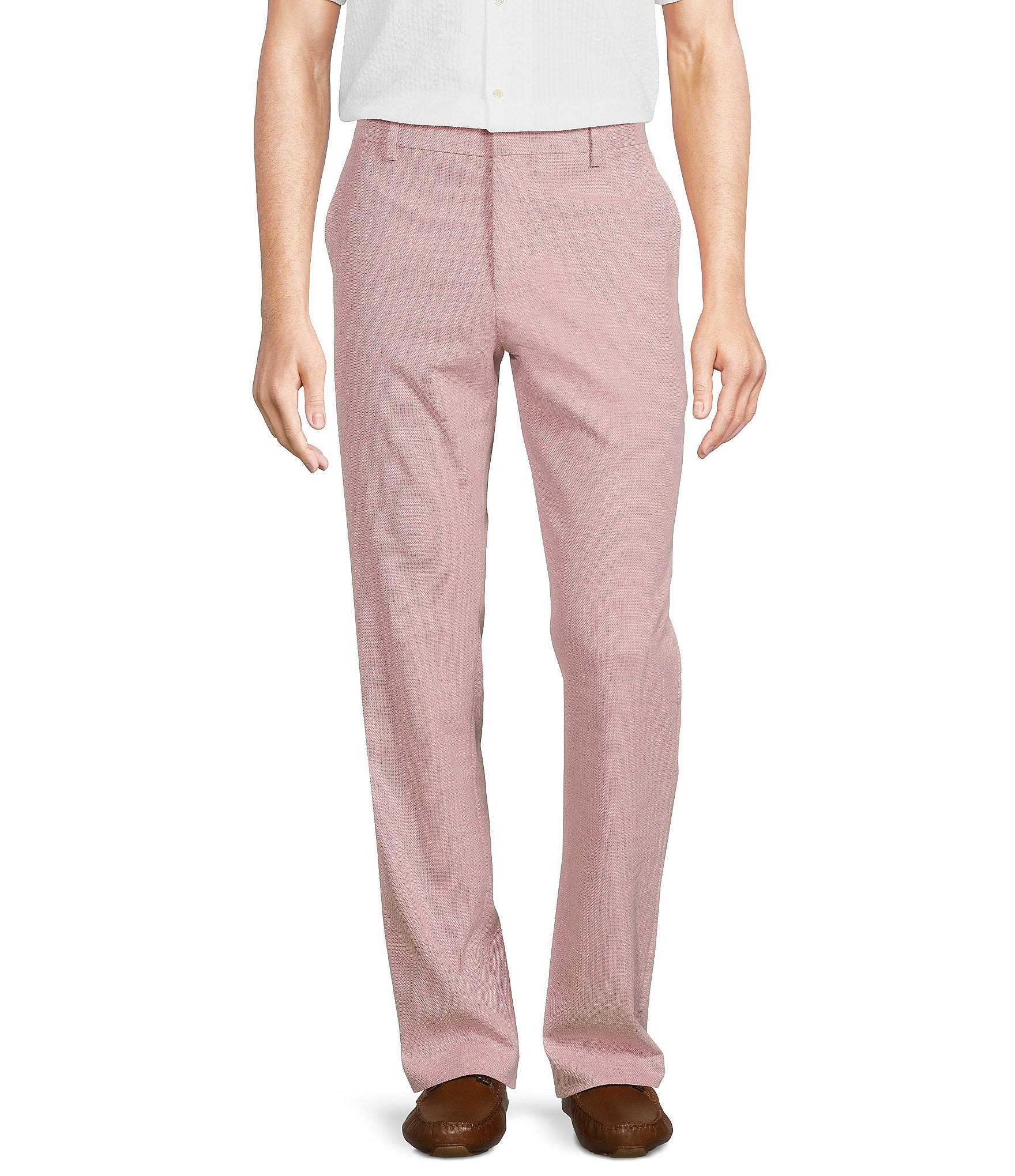 Murano Jewels of Jaipur Collection Alex Slim Fit Textured Suit Separates Dress Pants