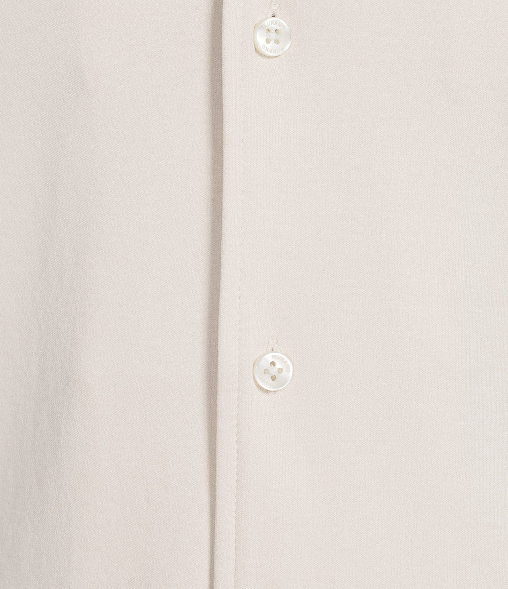 Murano Liquid Luxury Interlock Coat Front Short Sleeve Woven Shirt