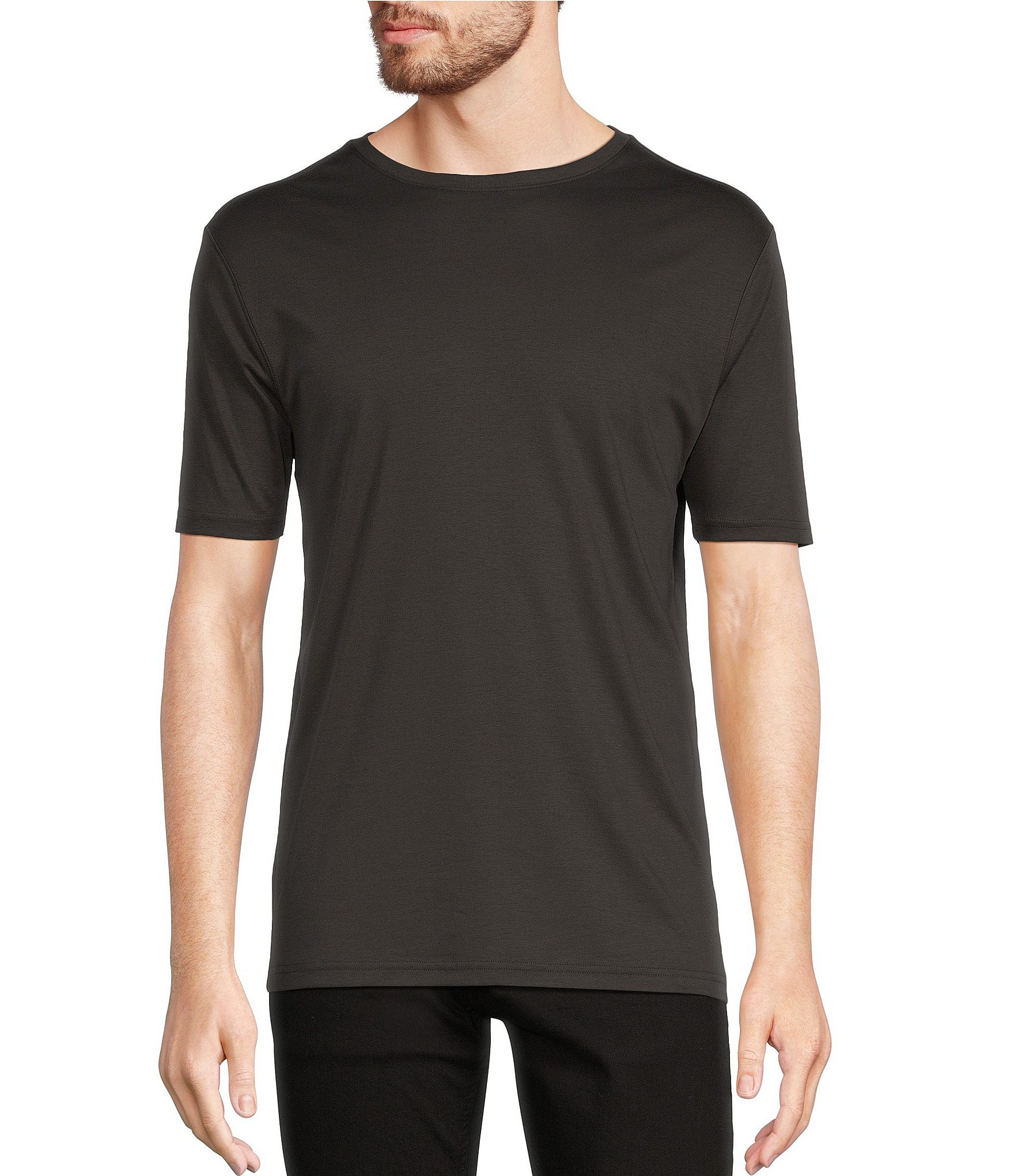 Murano Liquid Luxury Interlock Crew Neck Short Sleeve T-Shirt