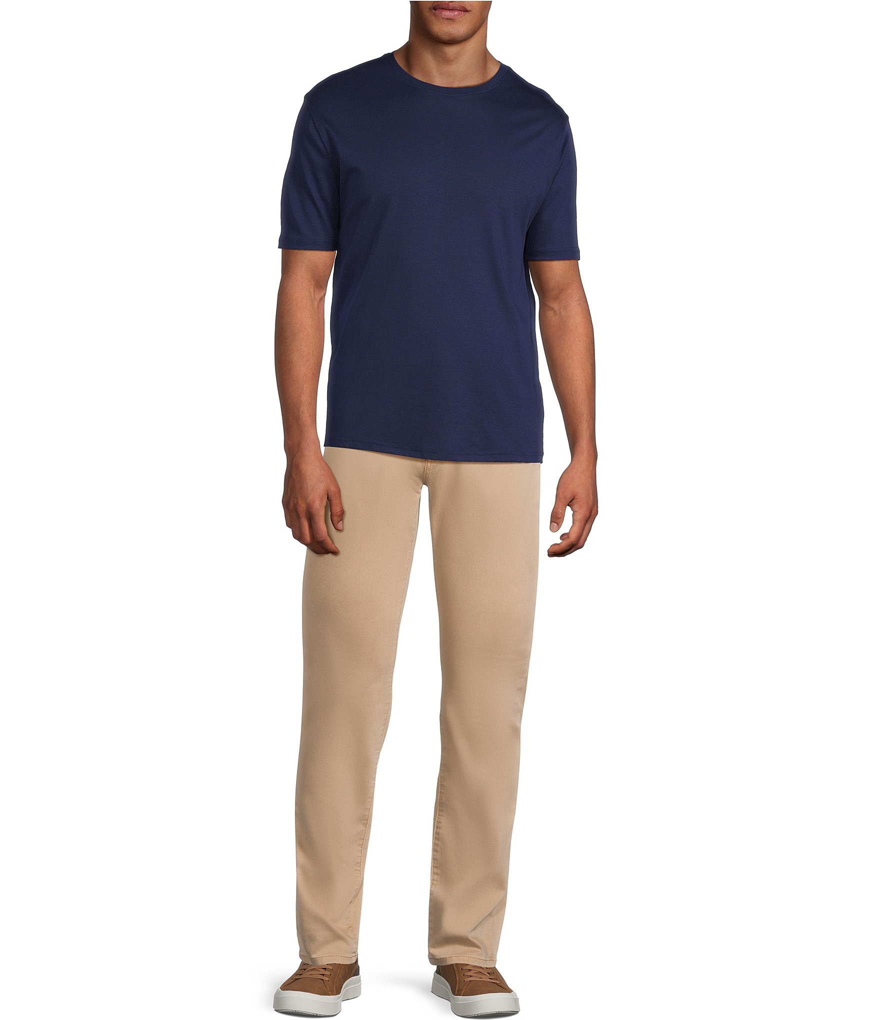 Murano Liquid Luxury Interlock Crew Neck Short Sleeve T-Shirt
