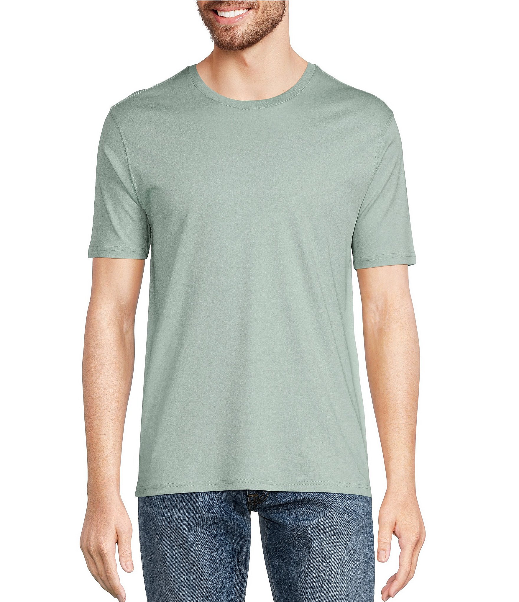 Murano Liquid Luxury Interlock Short Sleeve T-shirt | Dillard's