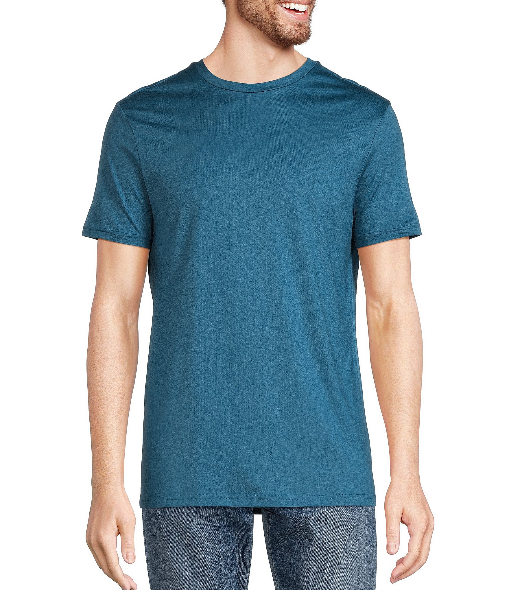 Murano Liquid Luxury Slim-Fit Crew Neck Short Sleeve T-Shirt