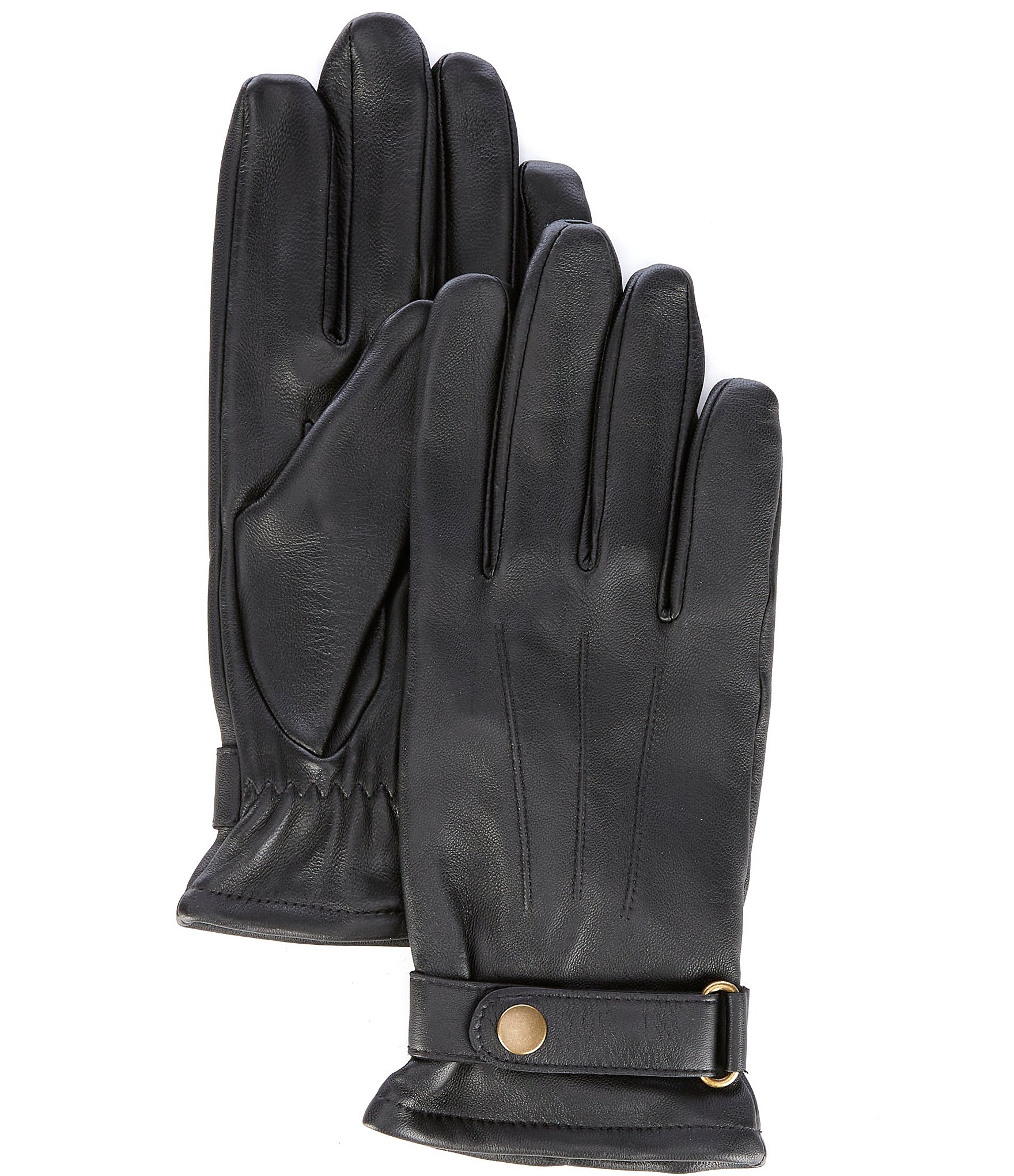 Murano Men's Leather Buckle Gloves | Dillard's