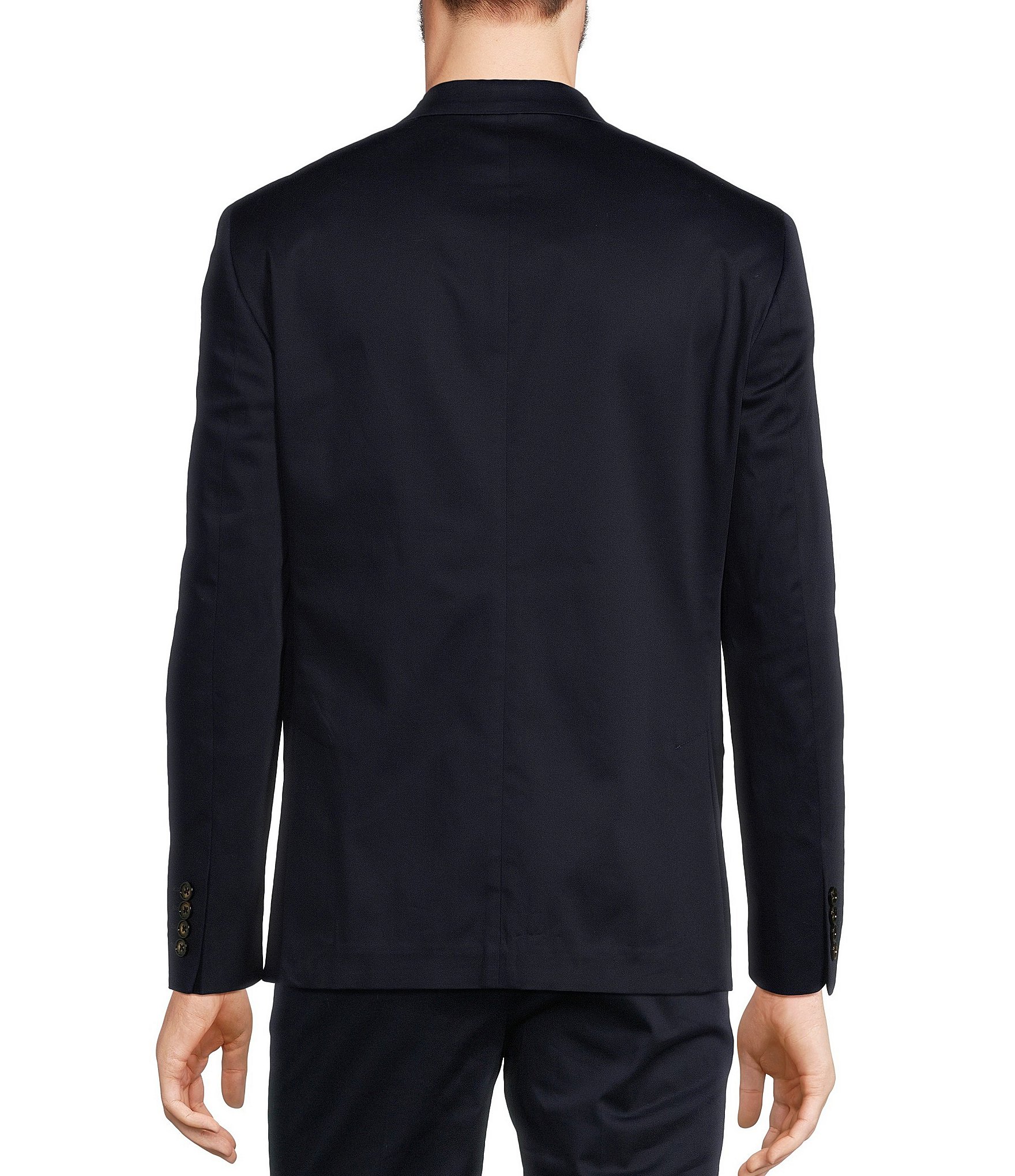 Murano Modern Maritime Collection Slim Fit Poplin Blazer