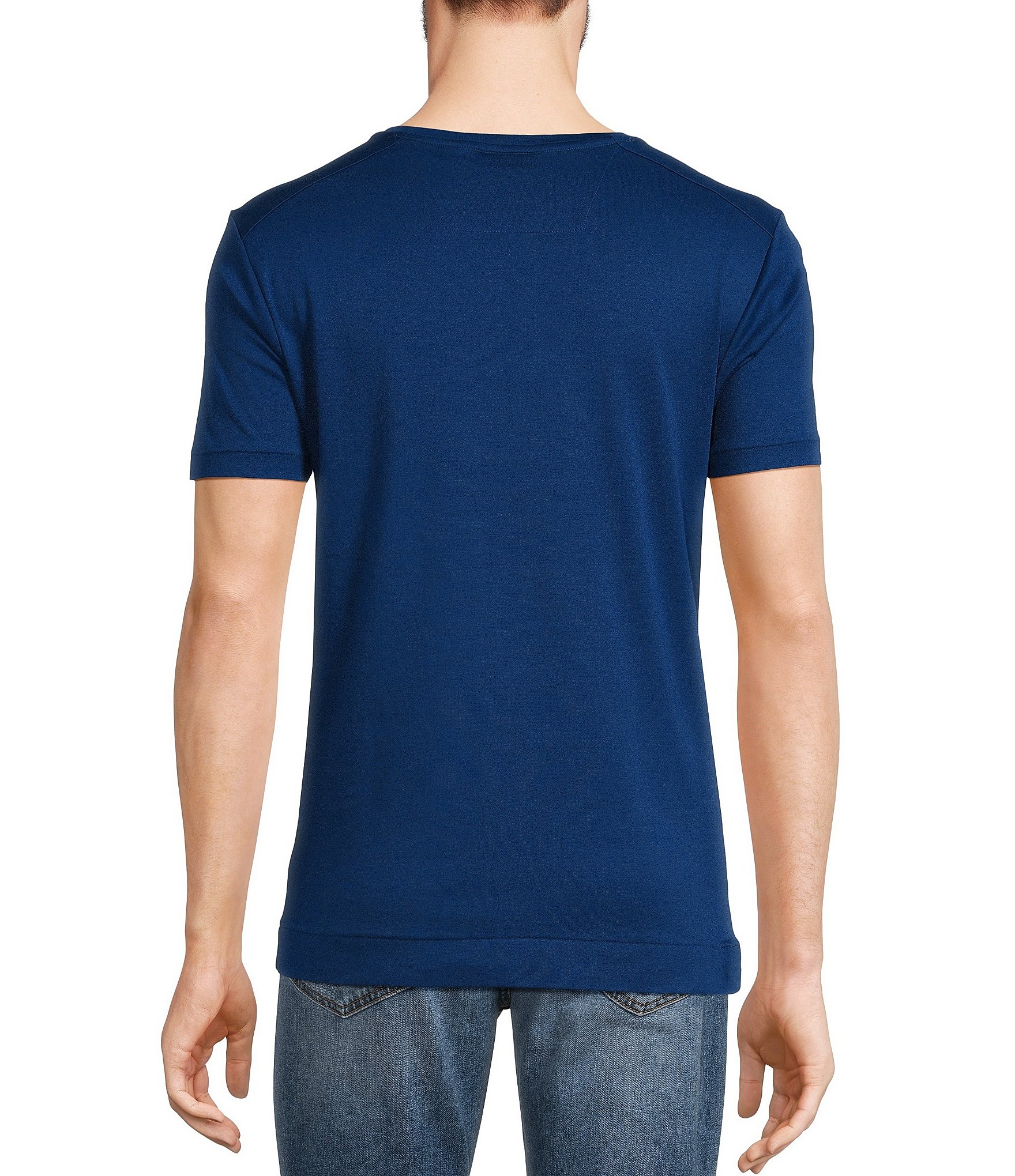 Murano Modern Maritime Collection Slim-Fit Stamp Short-Sleeve T-Shirt