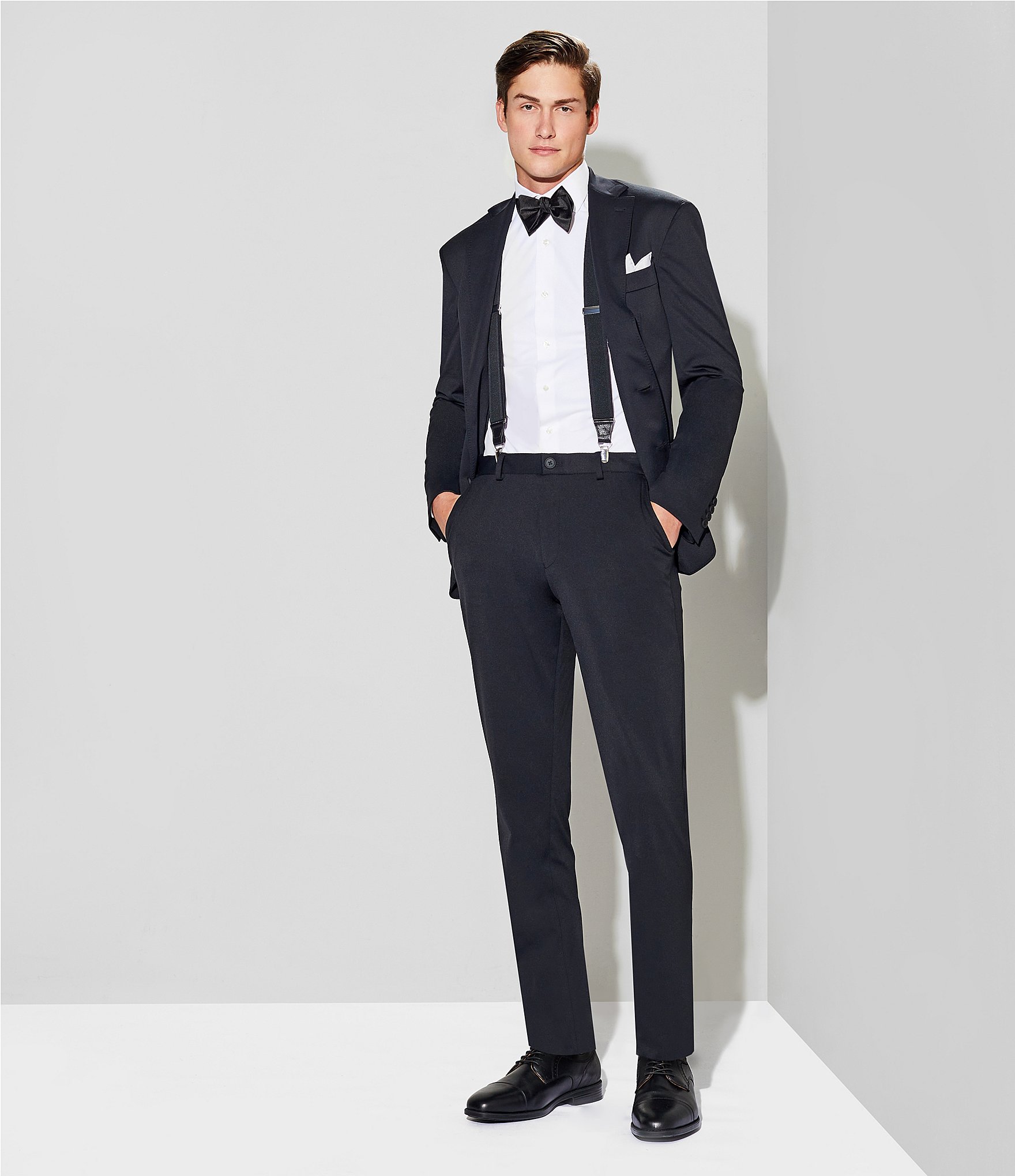 Murano Performance Stretch Slim-Fit Suit Separates Blazer