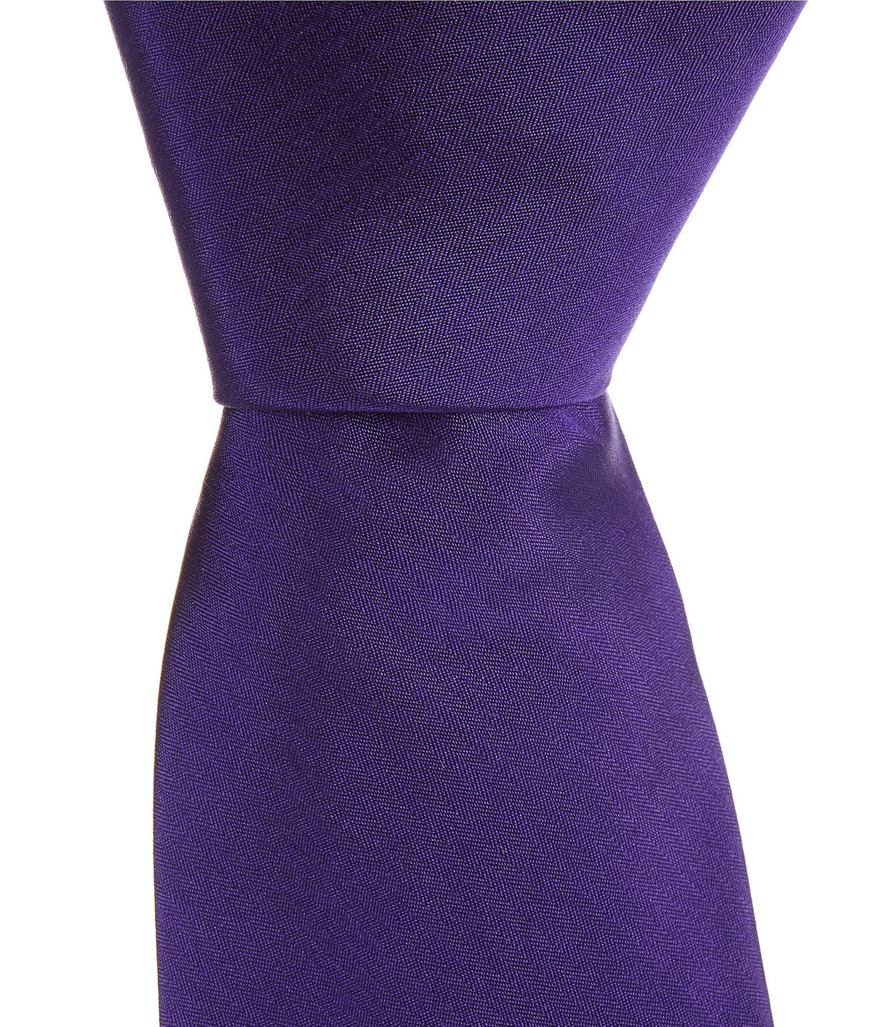 Murano Prom Solid 3#double; Narrow Silk Tie