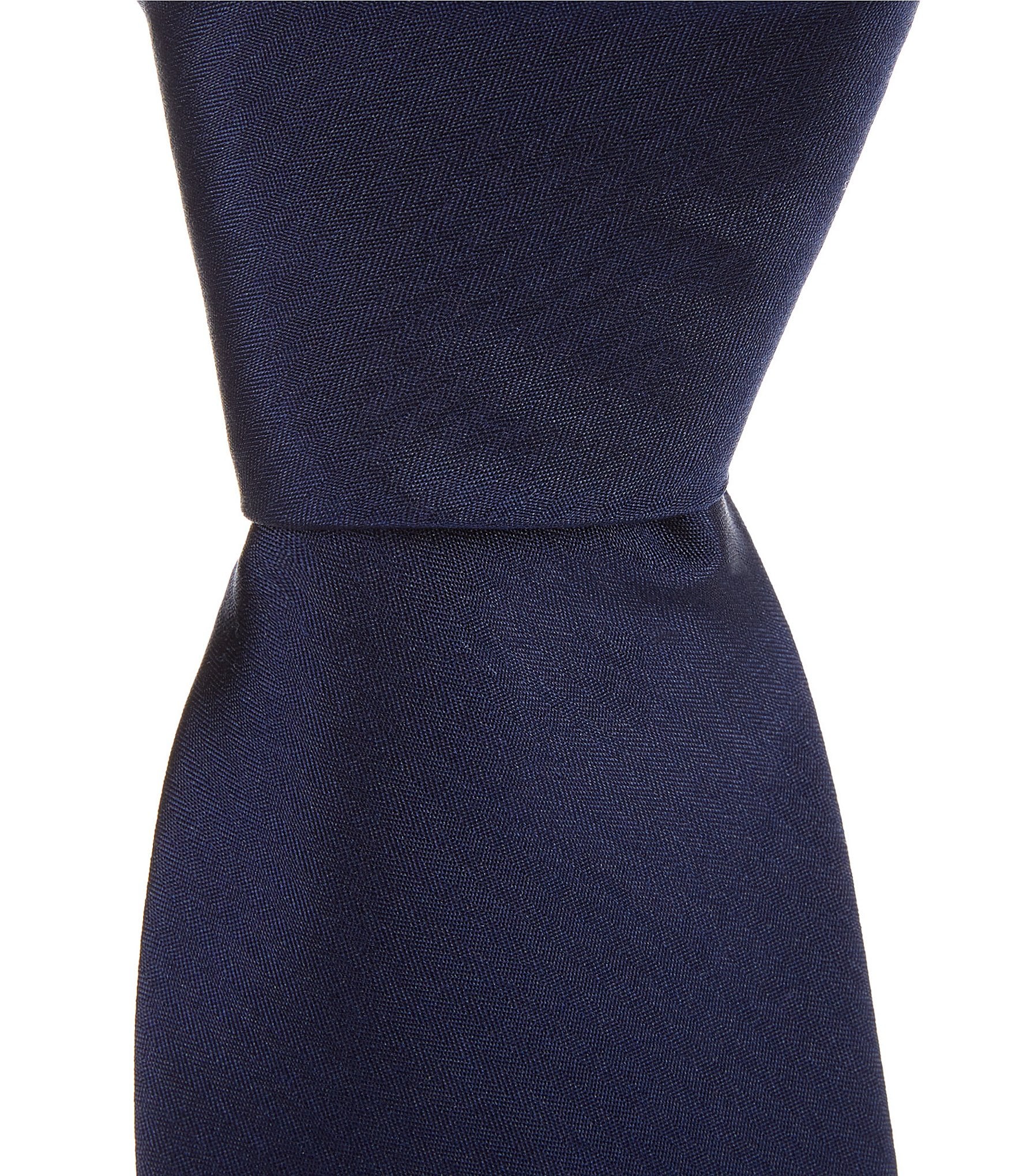 Murano Prom Solid 3#double; Narrow Silk Tie