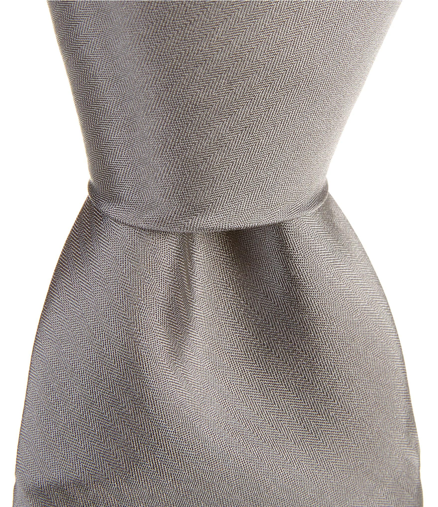 Murano Prom Solid 3#double; Narrow Silk Tie