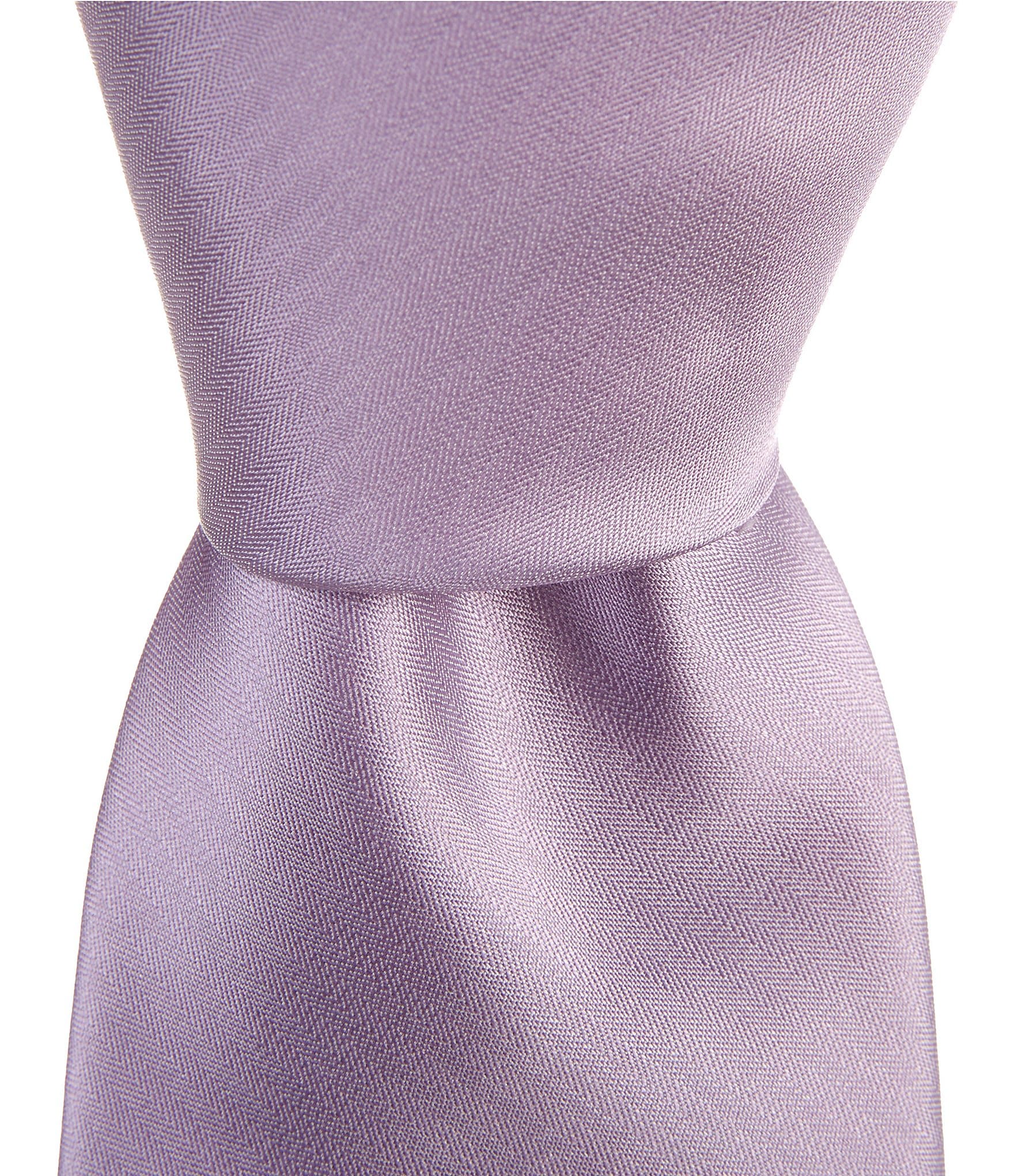 Murano Prom Solid 3#double; Narrow Silk Tie