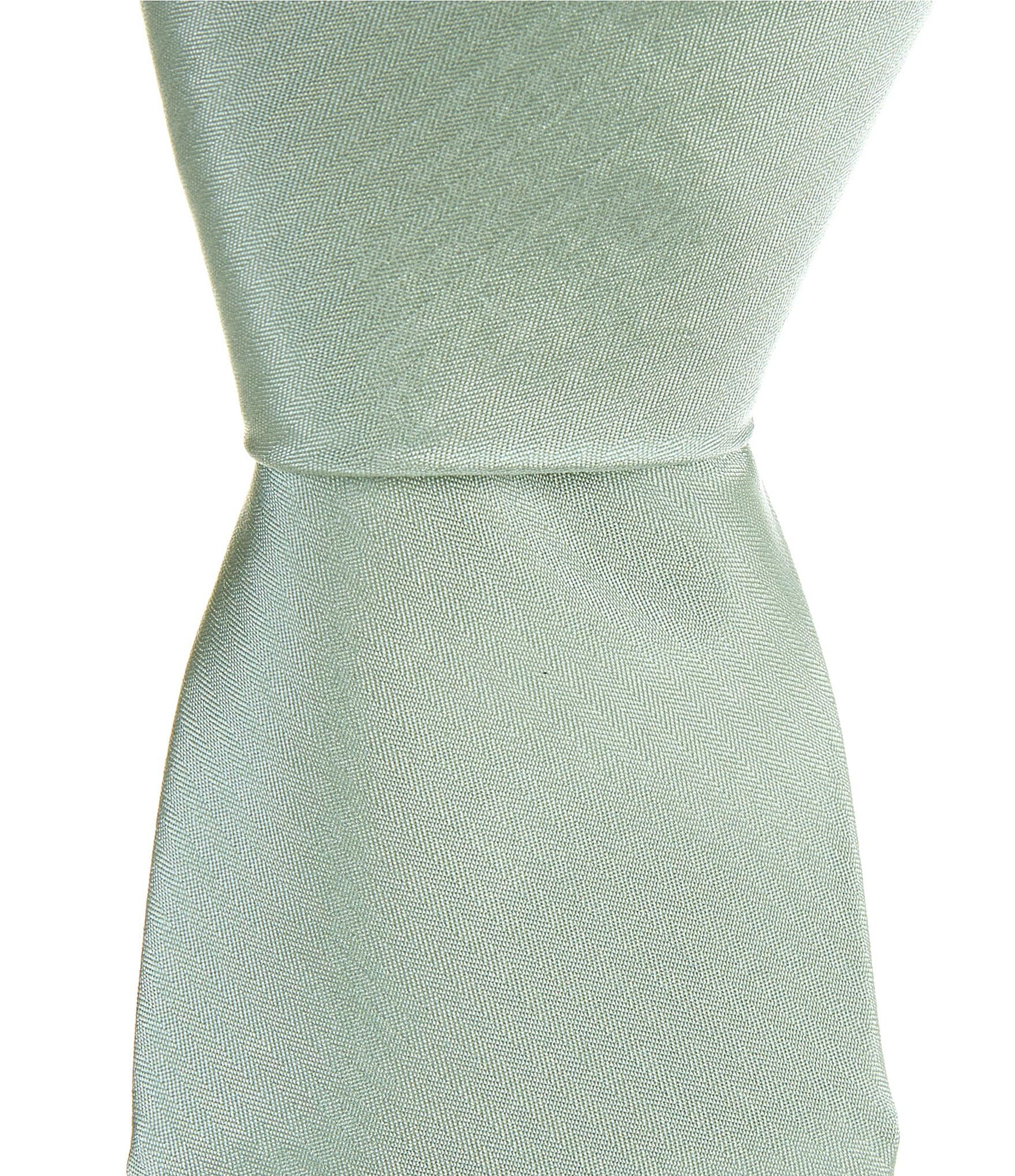 Murano Prom Solid 3#double; Narrow Silk Tie