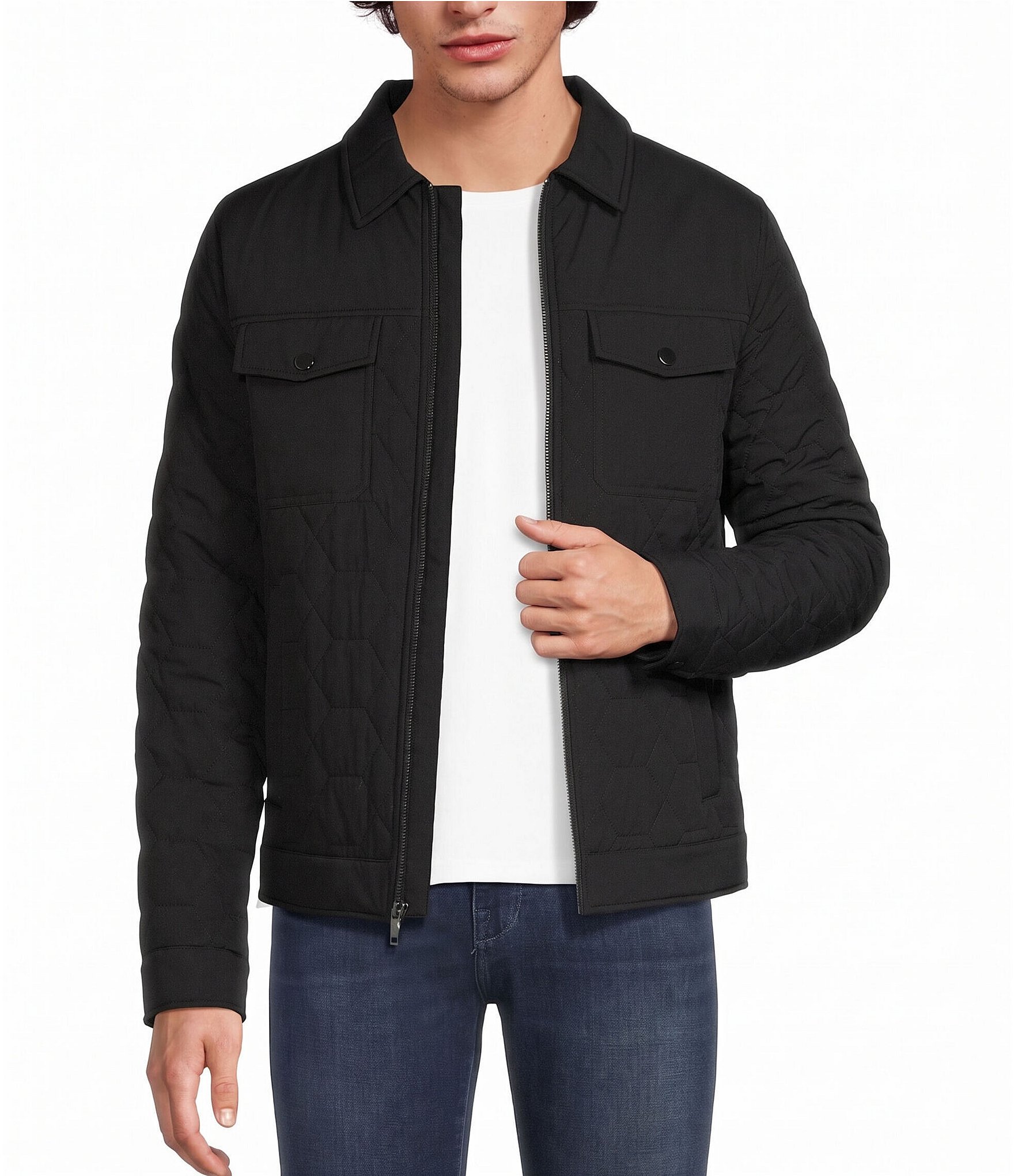 Murano Quilted Shirt Jacket