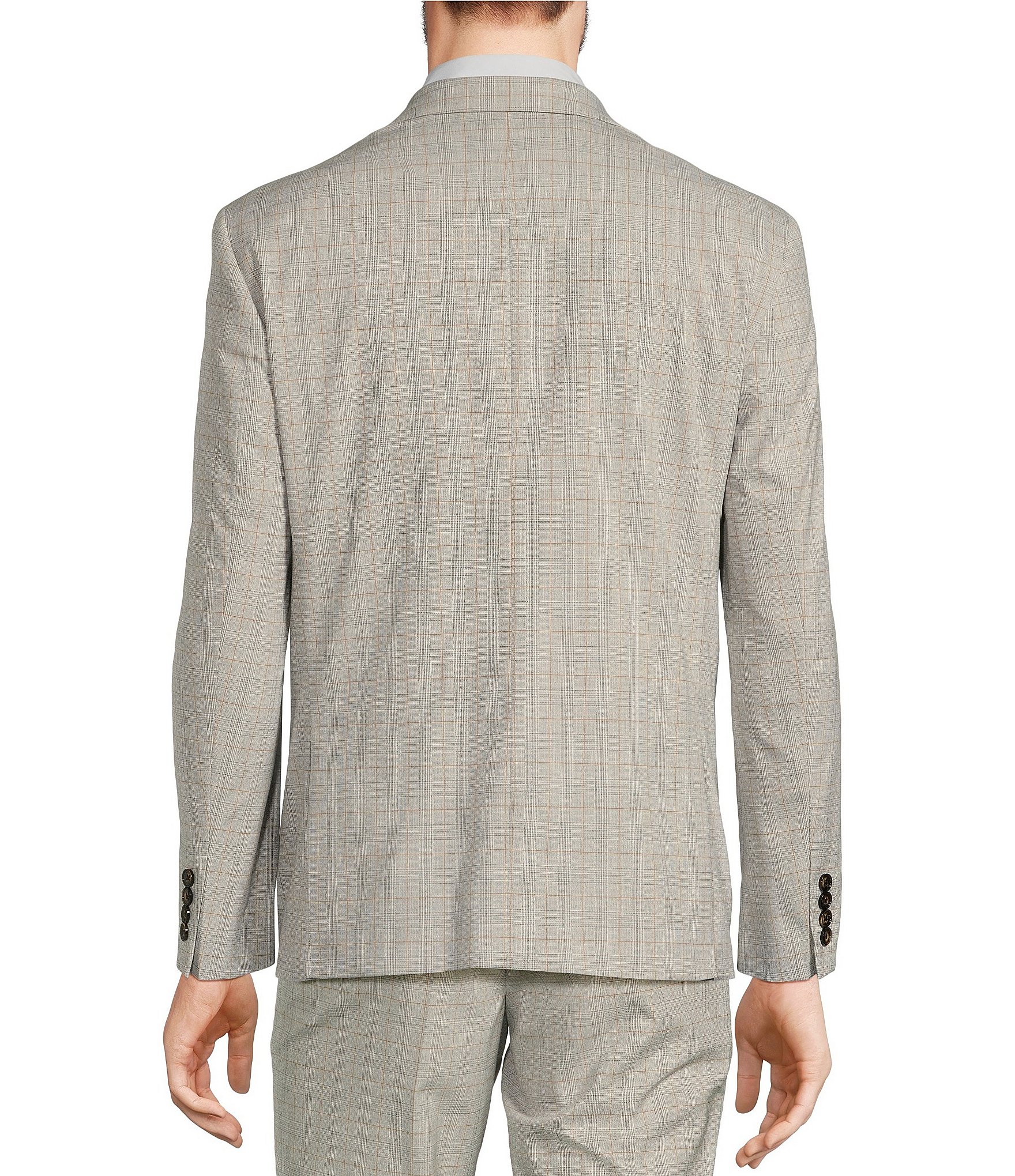 Murano Slim Fit Glen Plaid Suit Separates Jacket