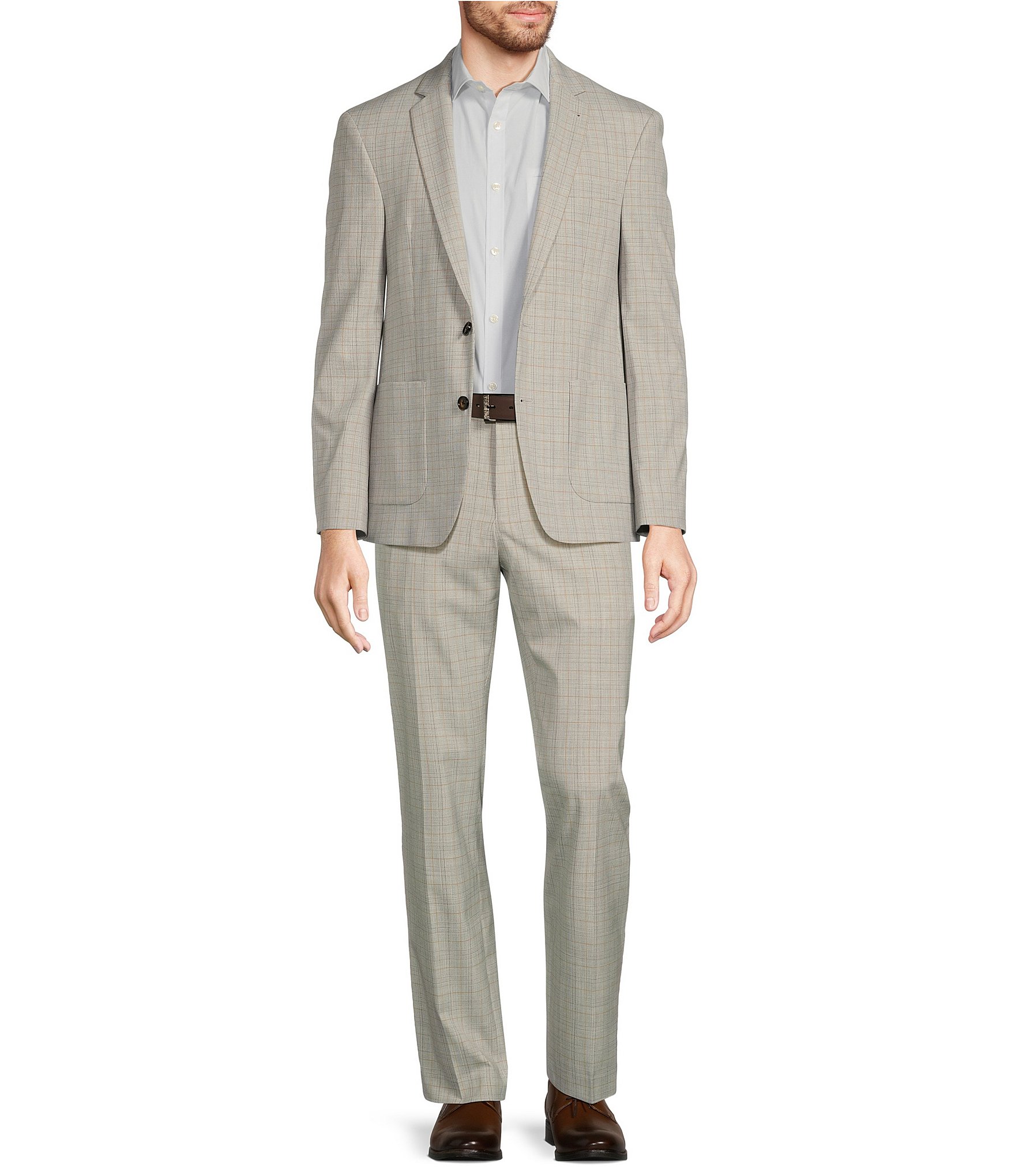 Murano Slim Fit Glen Plaid Suit Separates Jacket