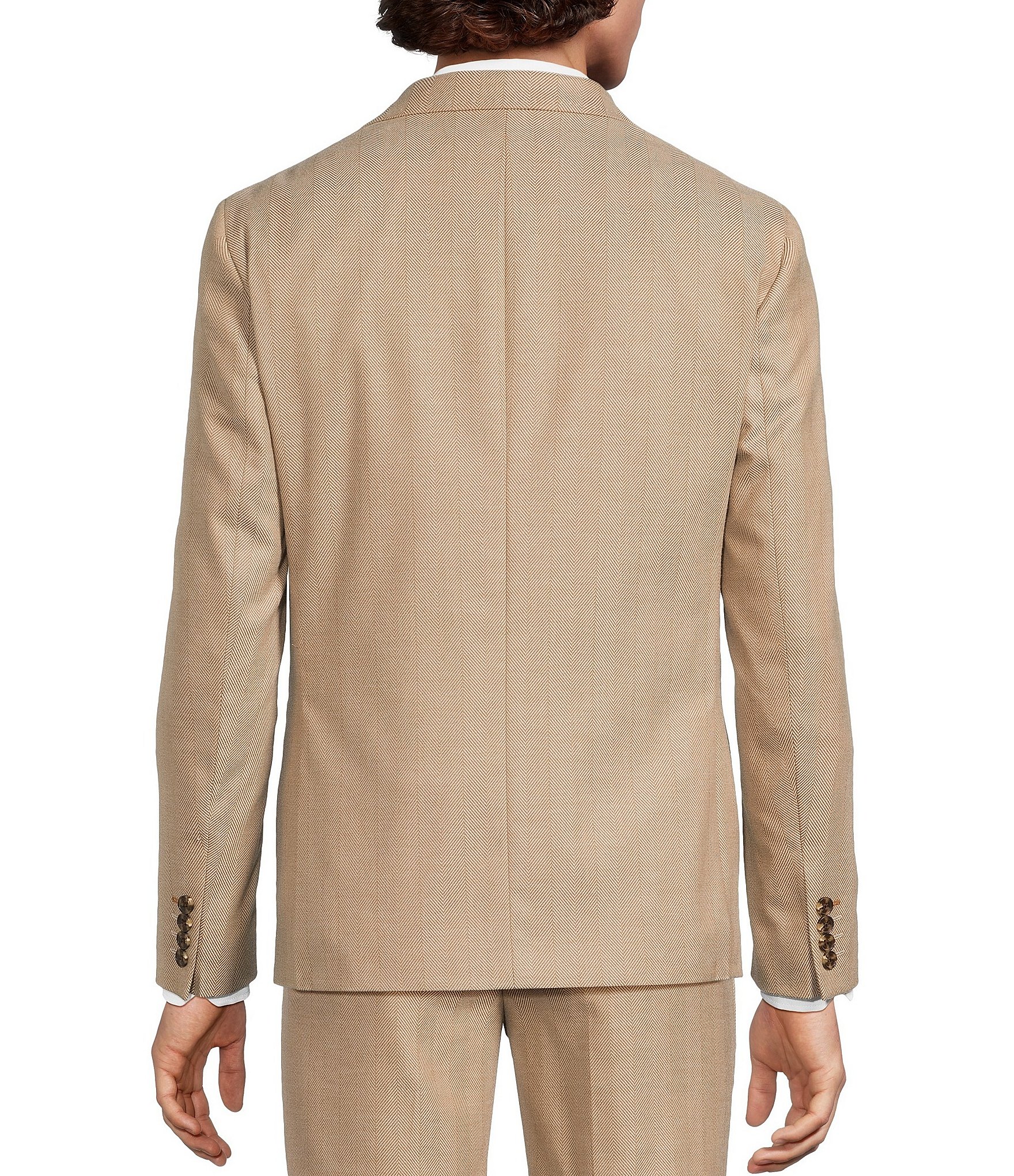 Murano Slim Fit Herringbone Suit Separates Blazer