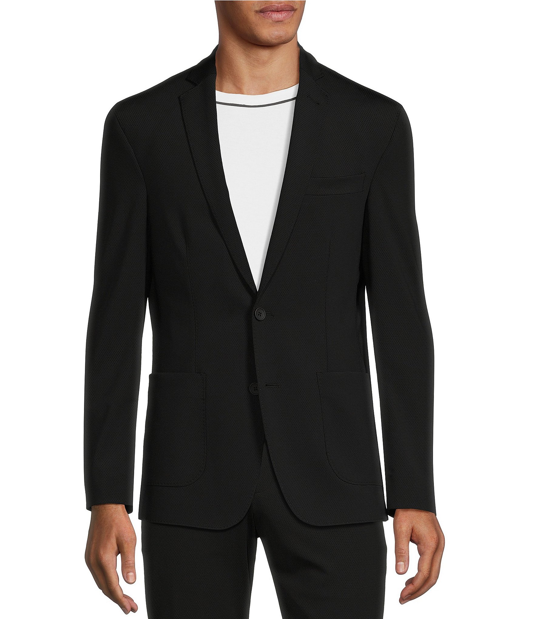 Murano Slim Fit Performance Stretch Suit Separates Mesh Blazer | Dillard's