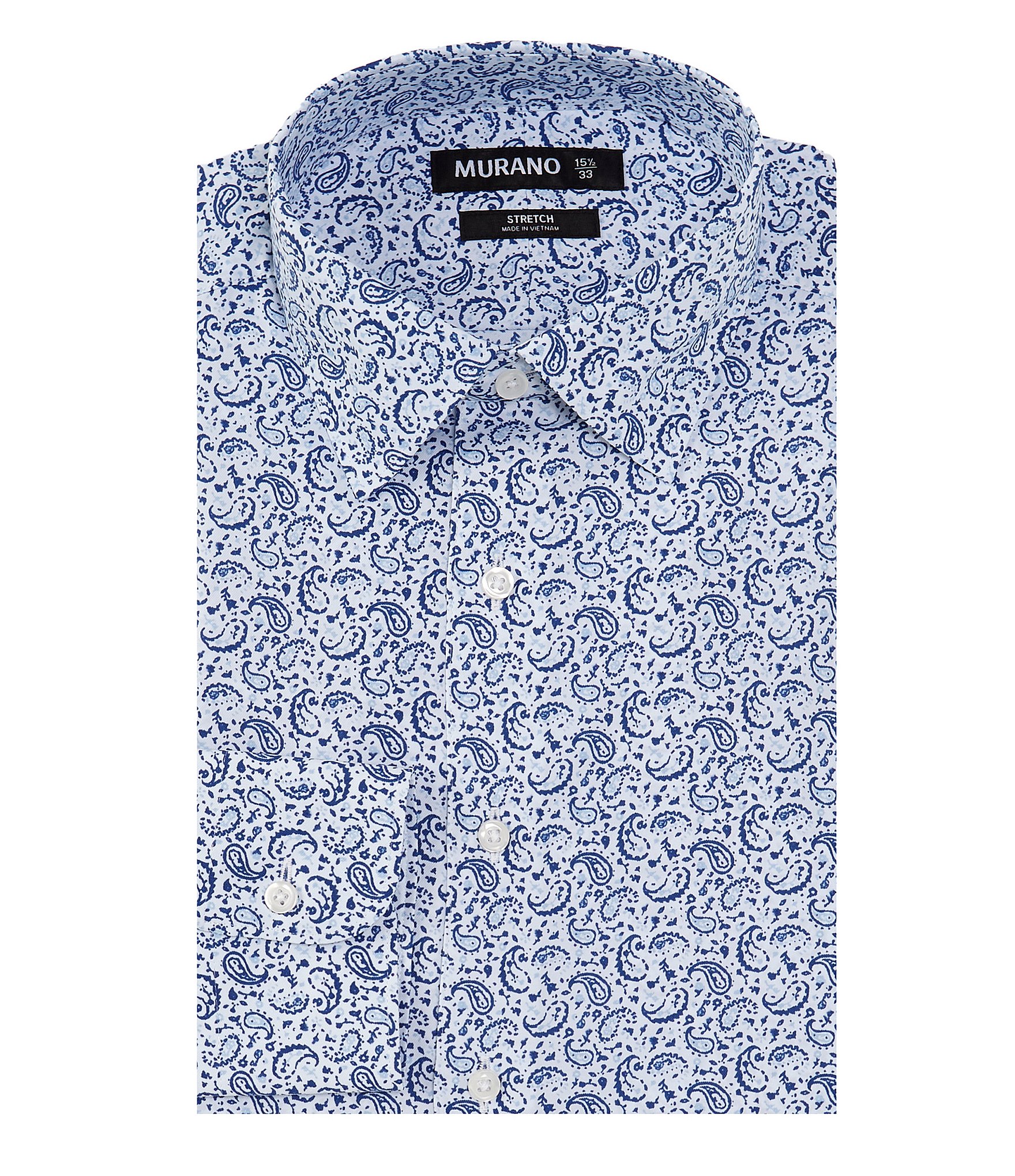 Murano Slim Fit Stretch Spread Collar Paisley Print Dress Shirt | Dillard's
