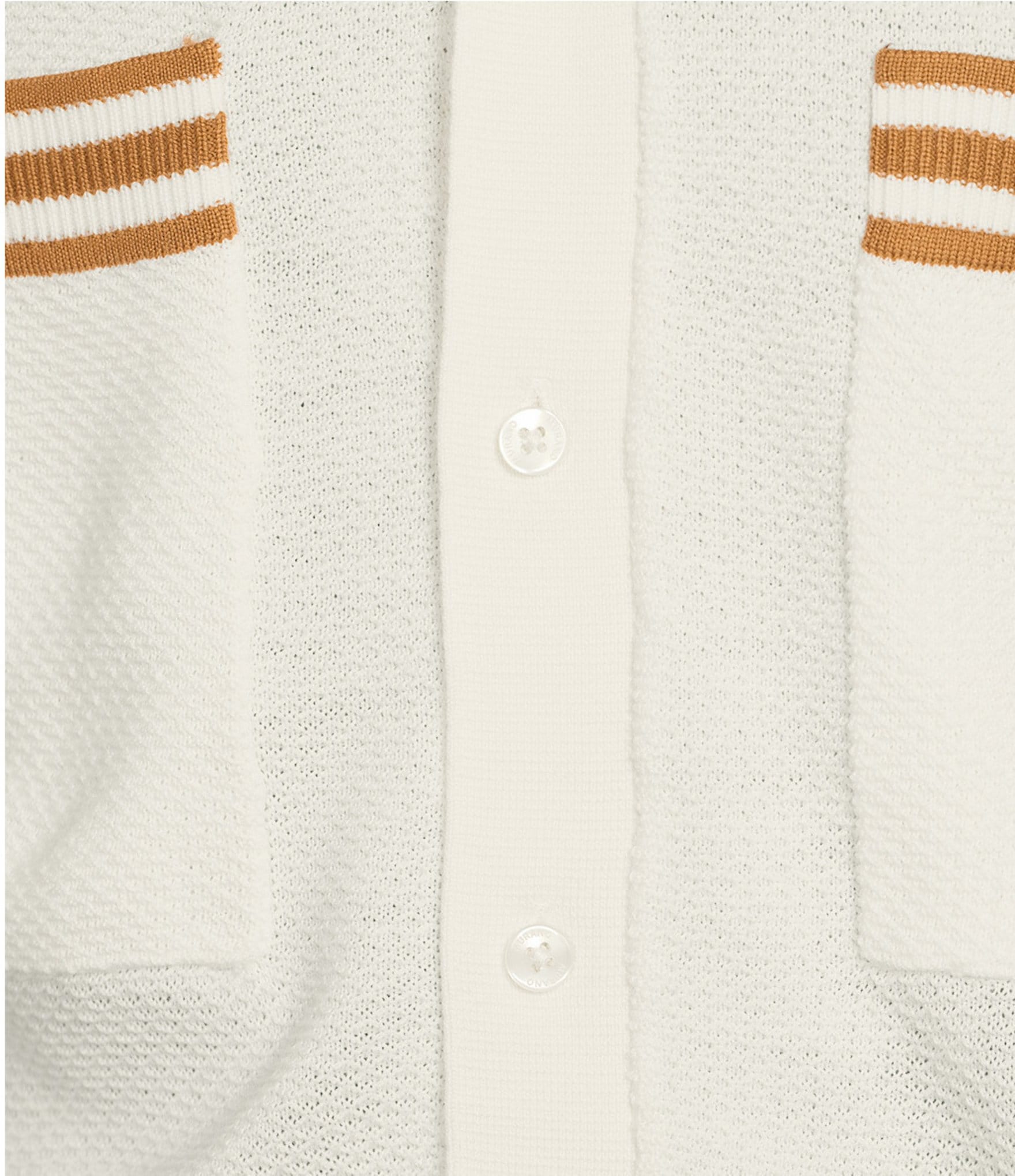 Murano Snit Short Sleeve Textured Coat Front Shirt
