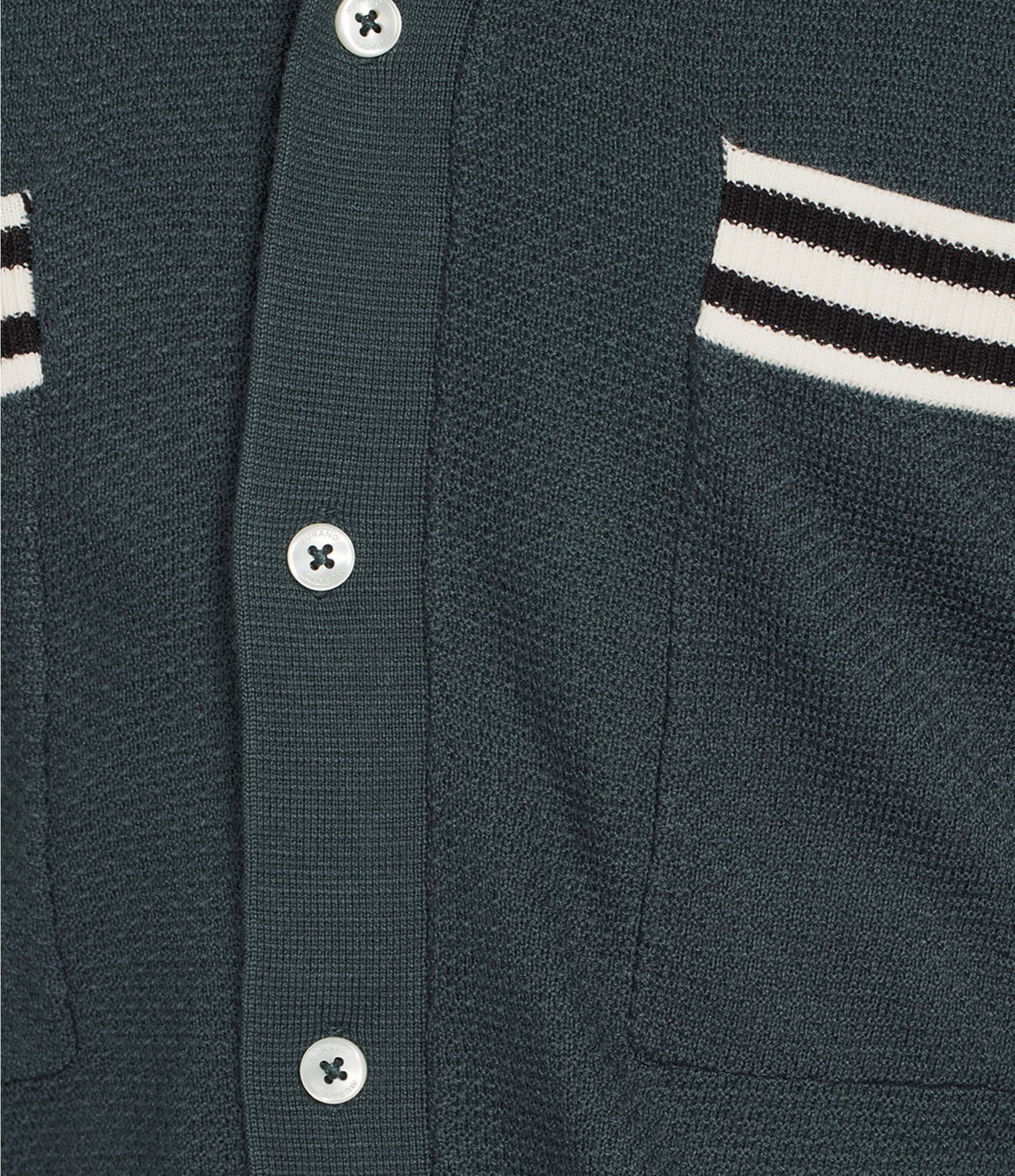Murano Snit Short Sleeve Textured Coat Front Shirt