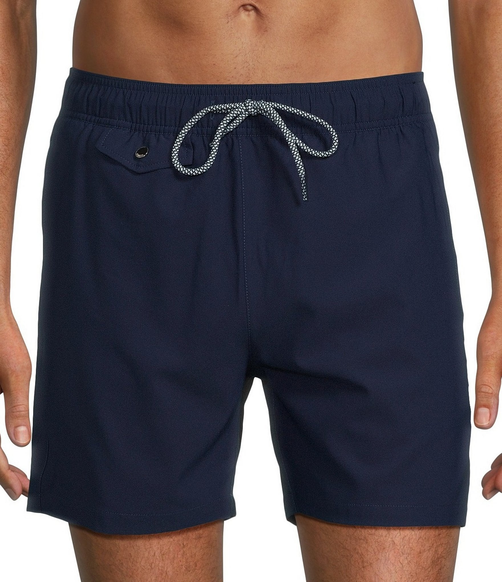 Murano Solid 5#double; Inseam Swim Trunks