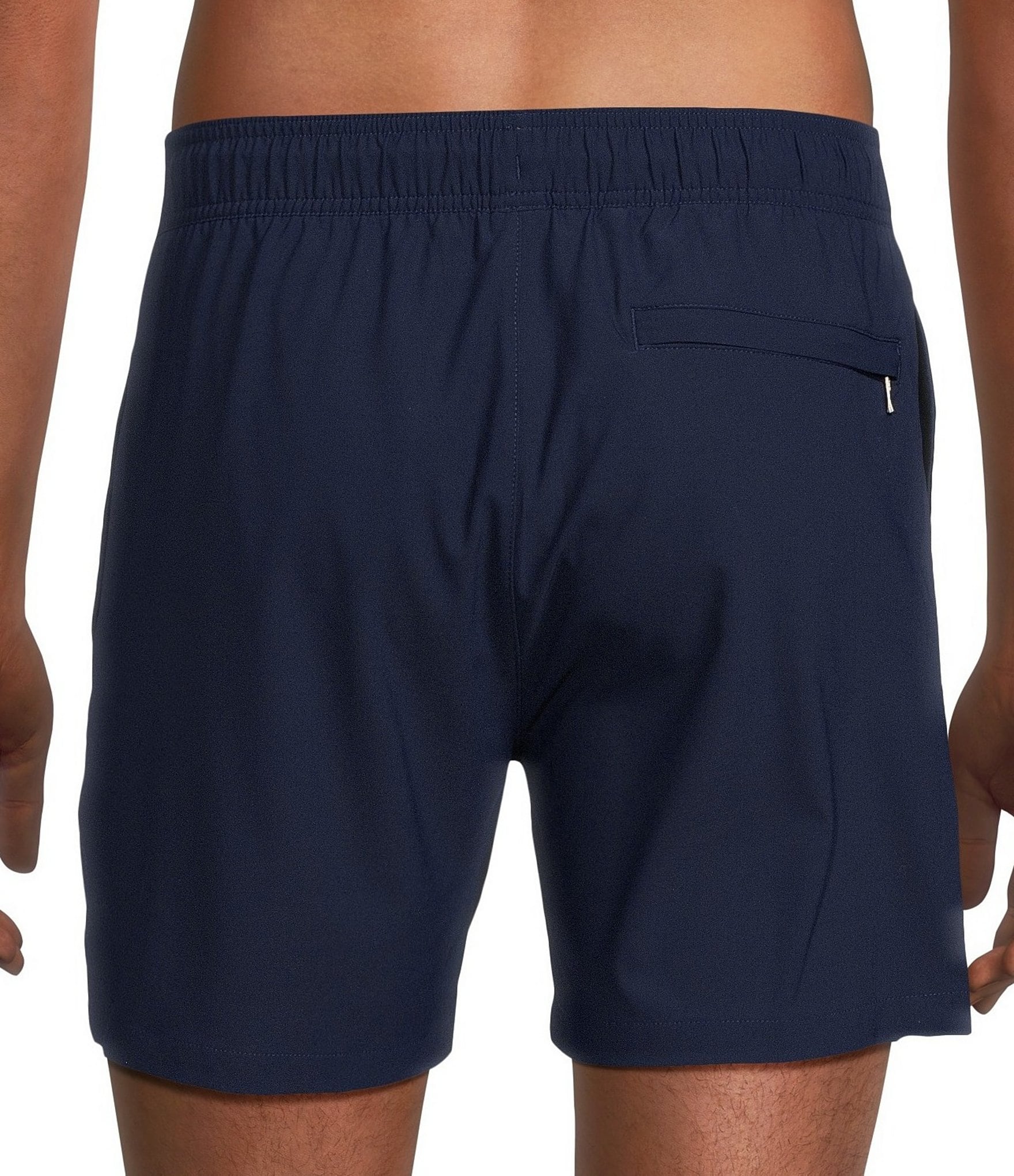 Murano Solid 5#double; Inseam Swim Trunks