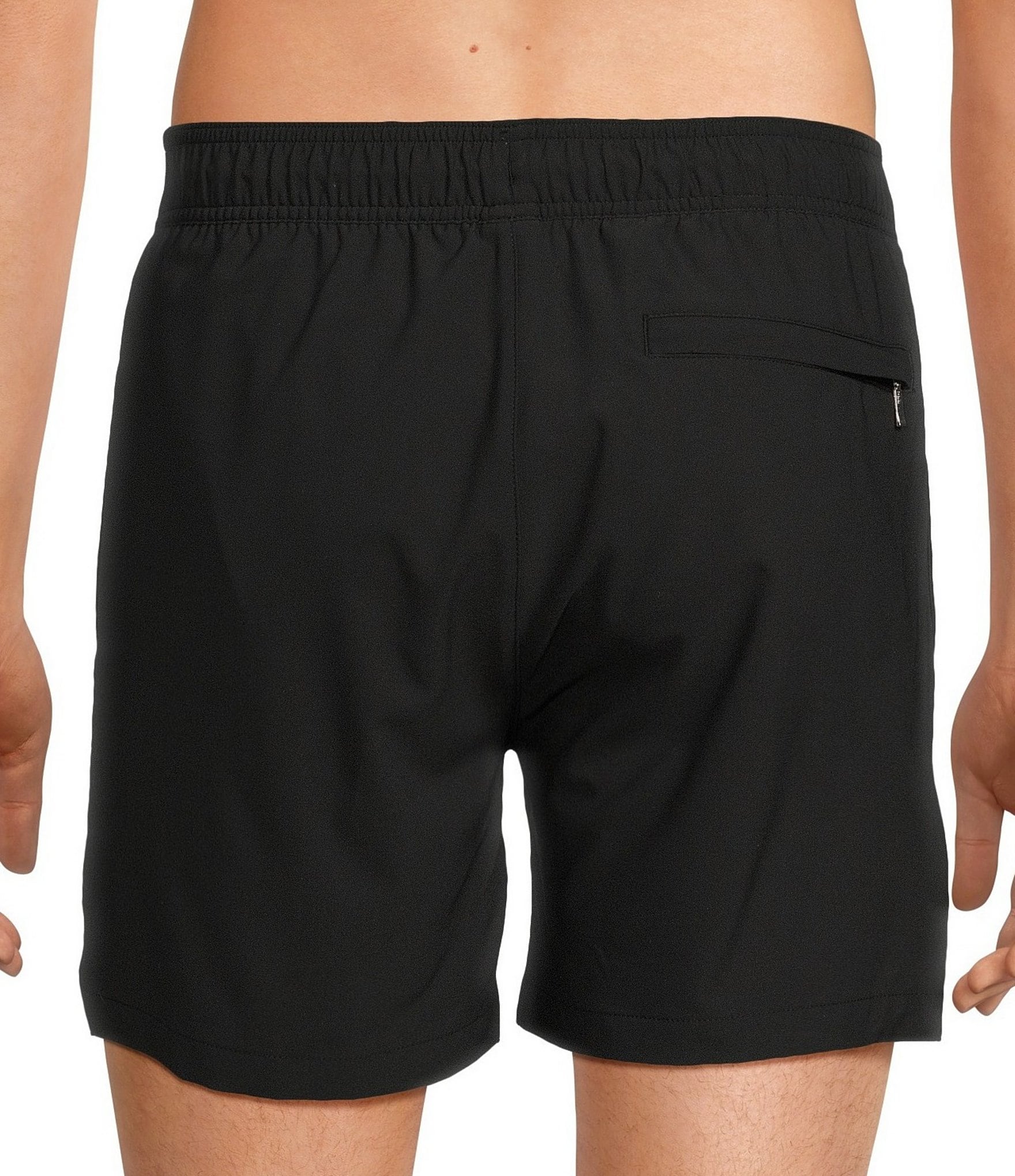 Murano Solid 5#double; Inseam Swim Trunks