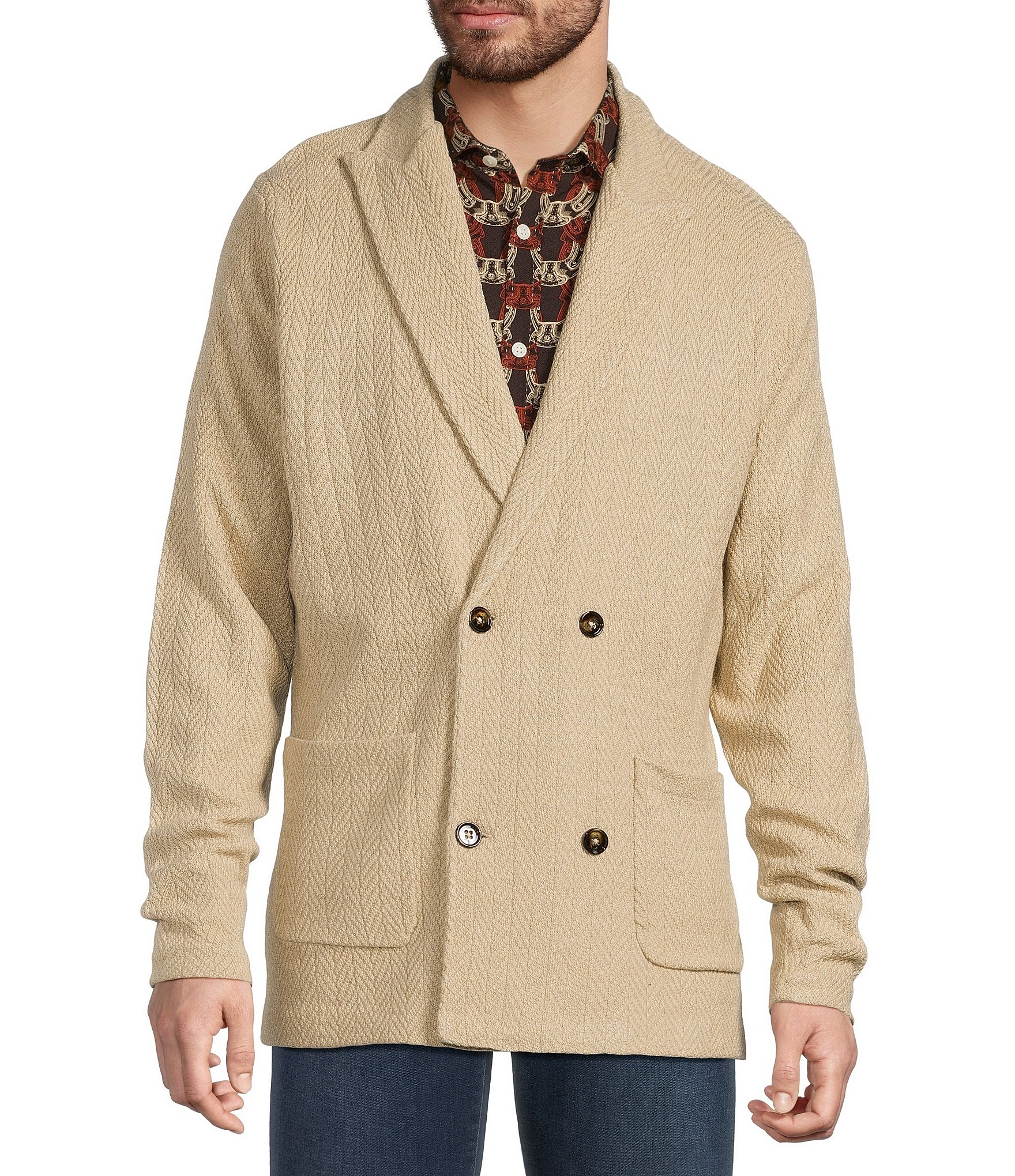 Murano Still Wanderin' Collection Texture Sweater Blazer