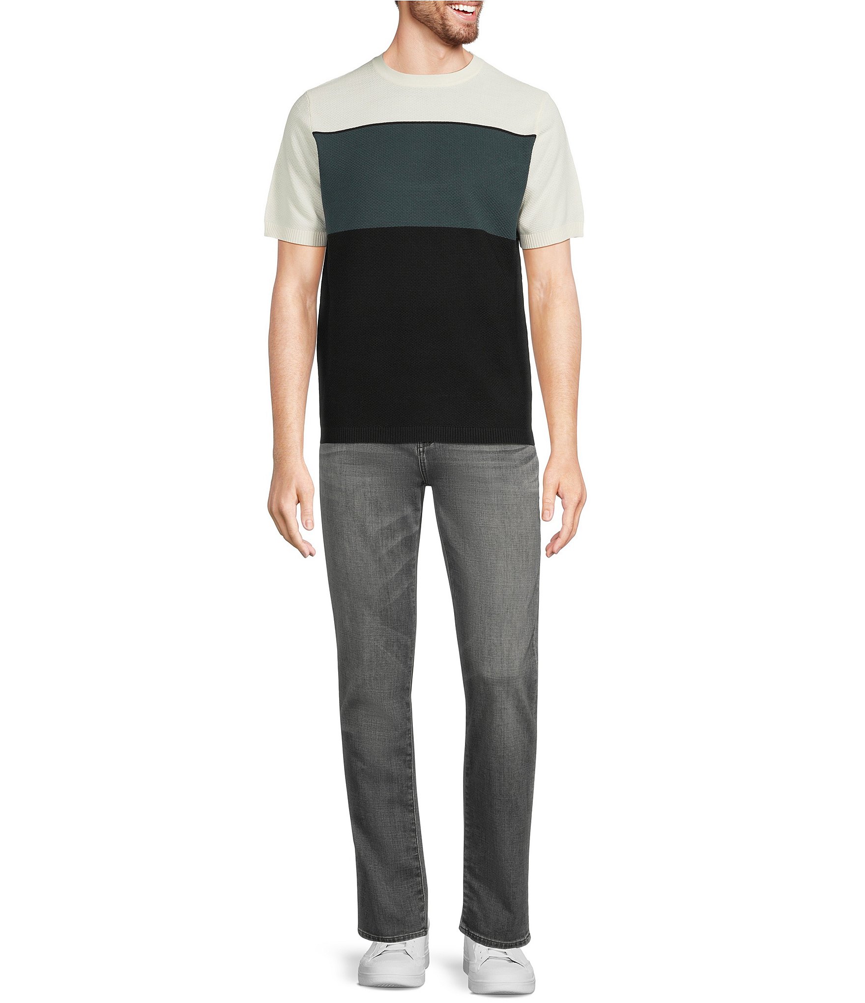 Murano Textured Snit Short Sleeve T-Shirt