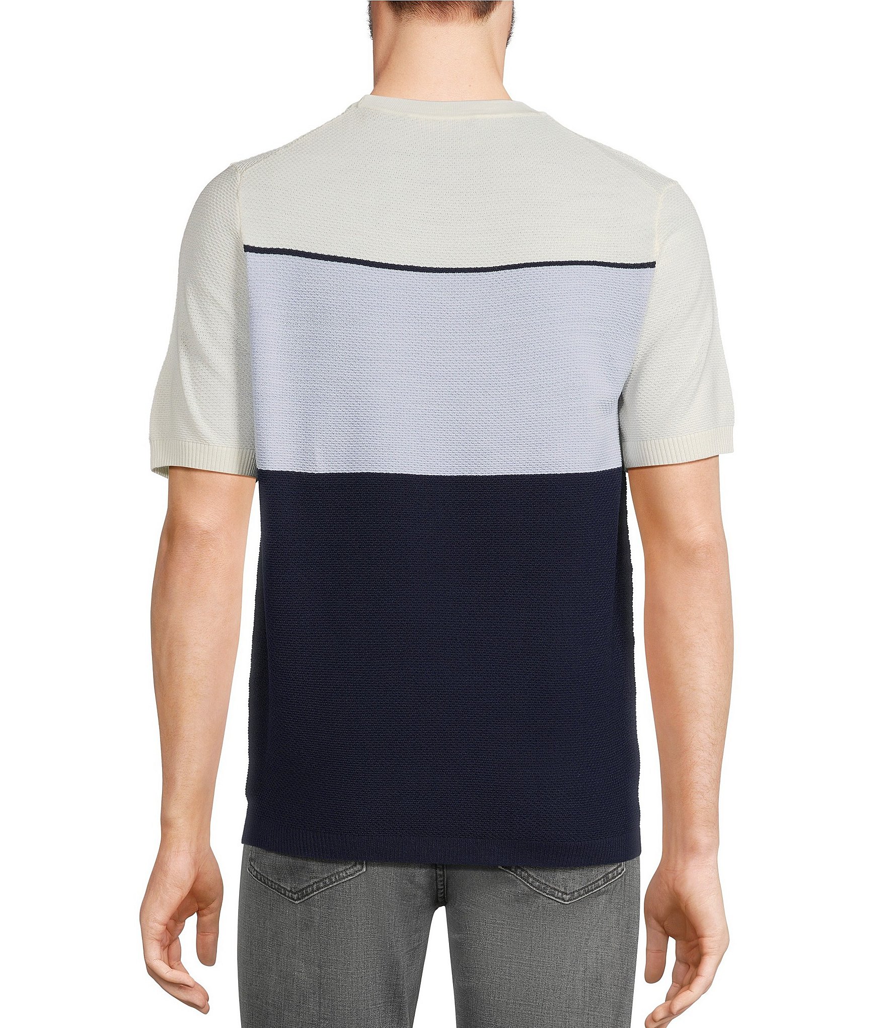 Murano Textured Snit Short Sleeve T-Shirt